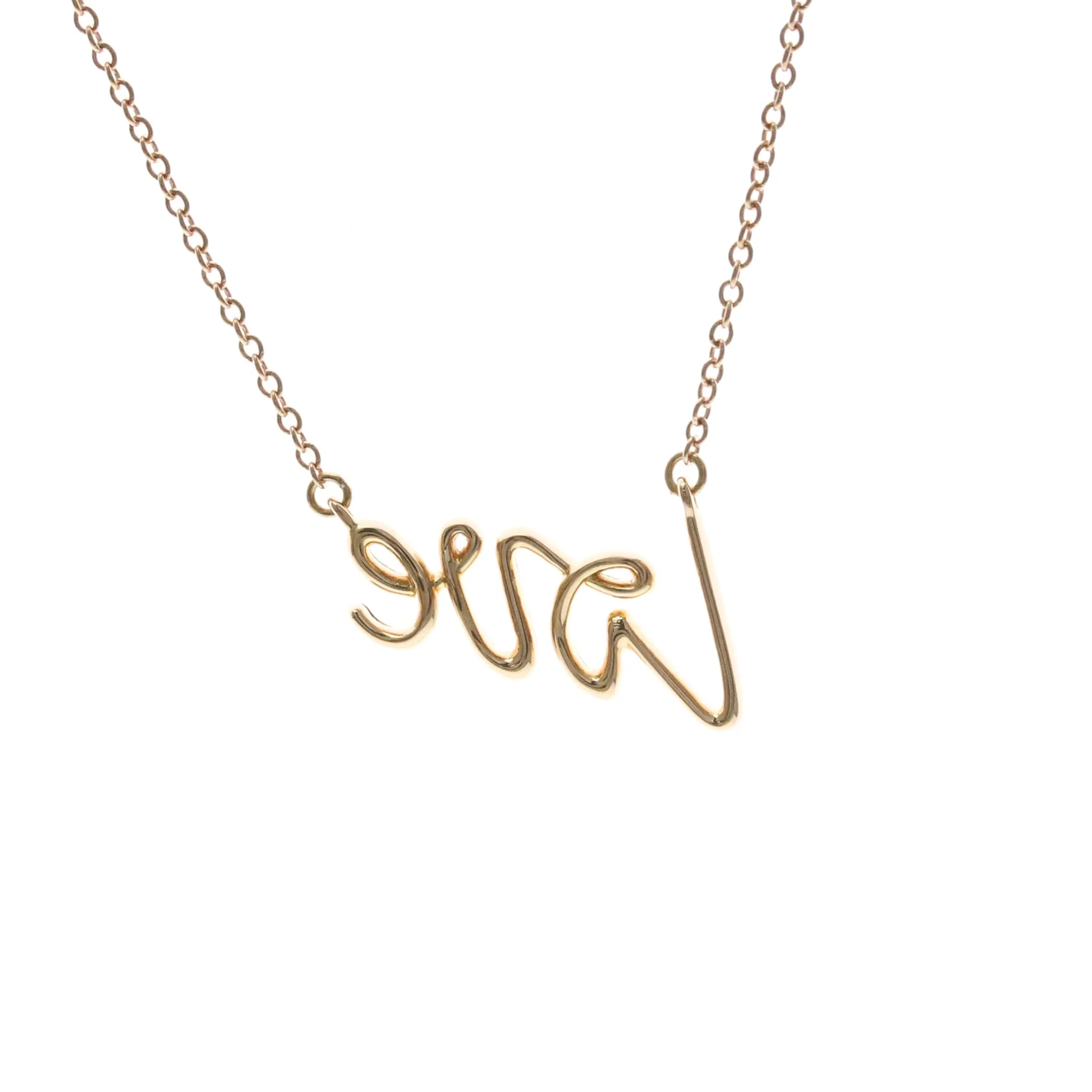 Pendant Necklace 18K Rose Gold - Image 2