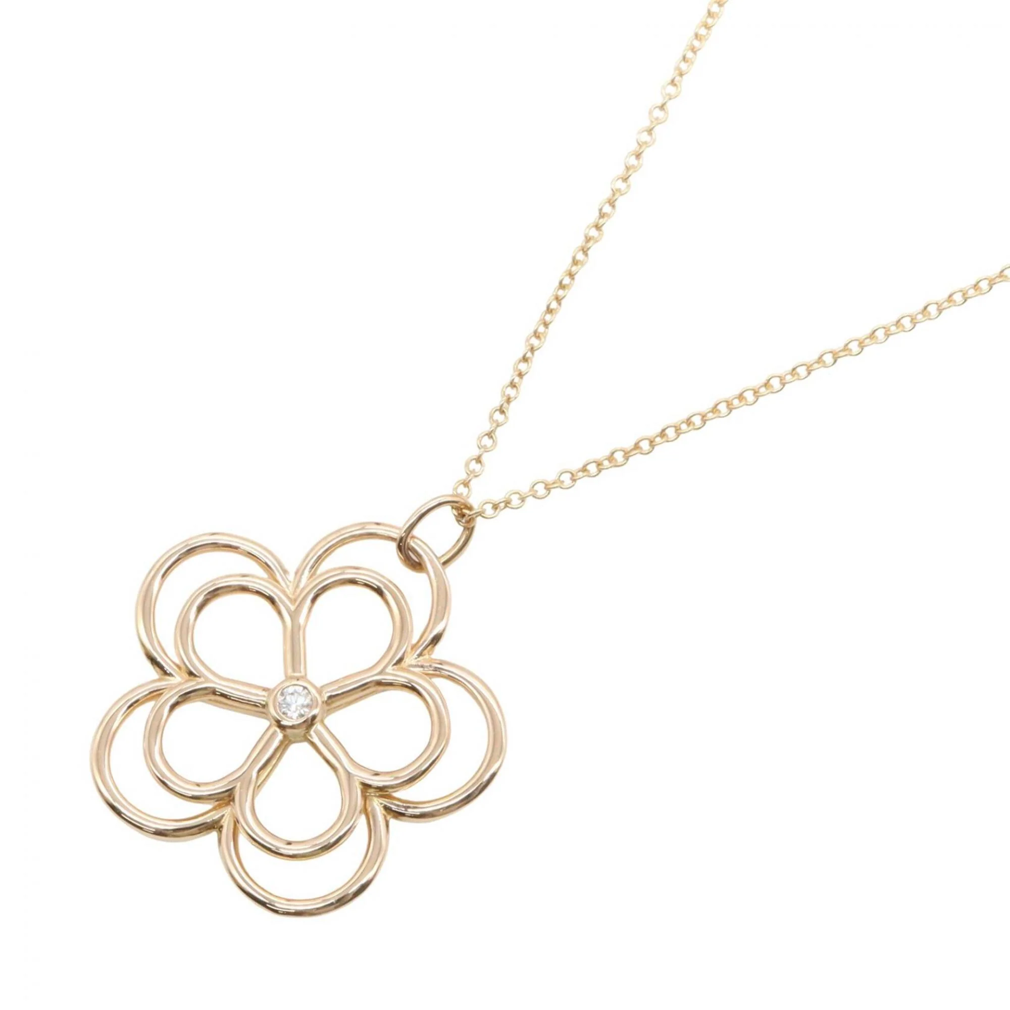 Pendant Necklace 18K Rose Gold