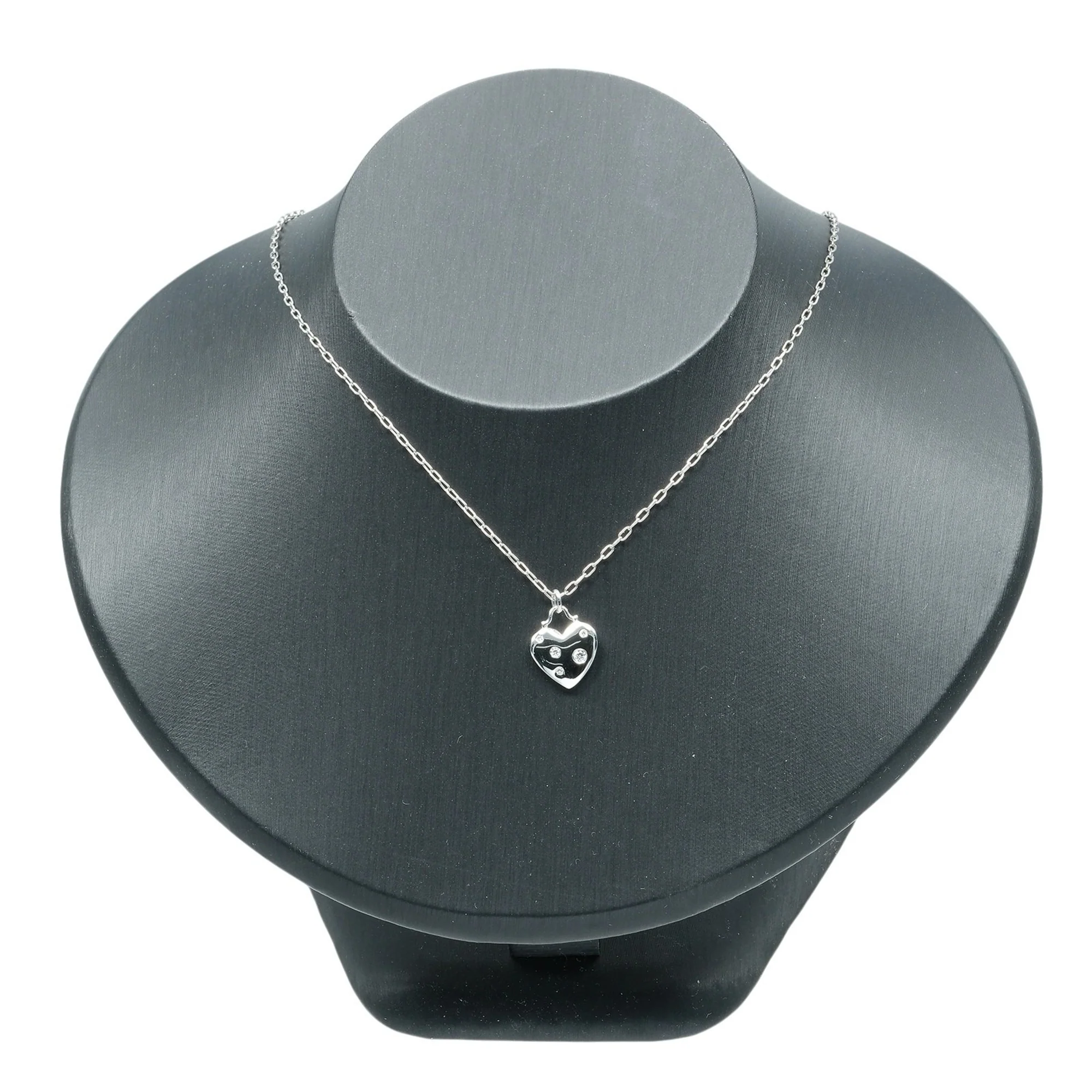 Pendant Necklace 18K White Gold - Image 2