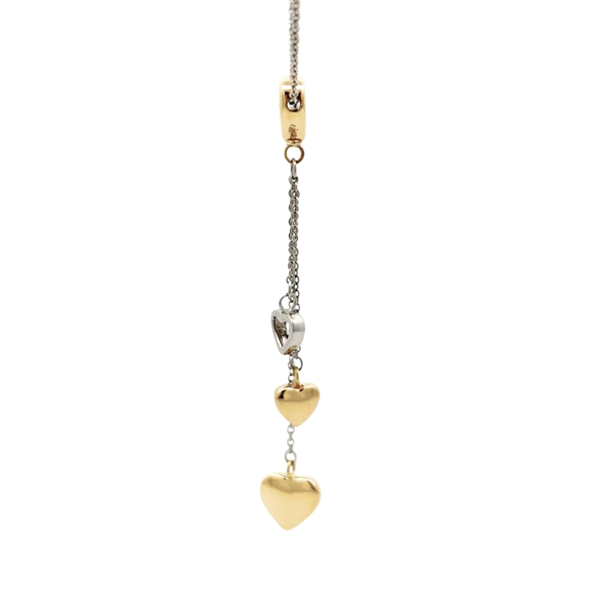 Pendant Necklace 18K White Gold and 18K Yellow Gold - Image 4