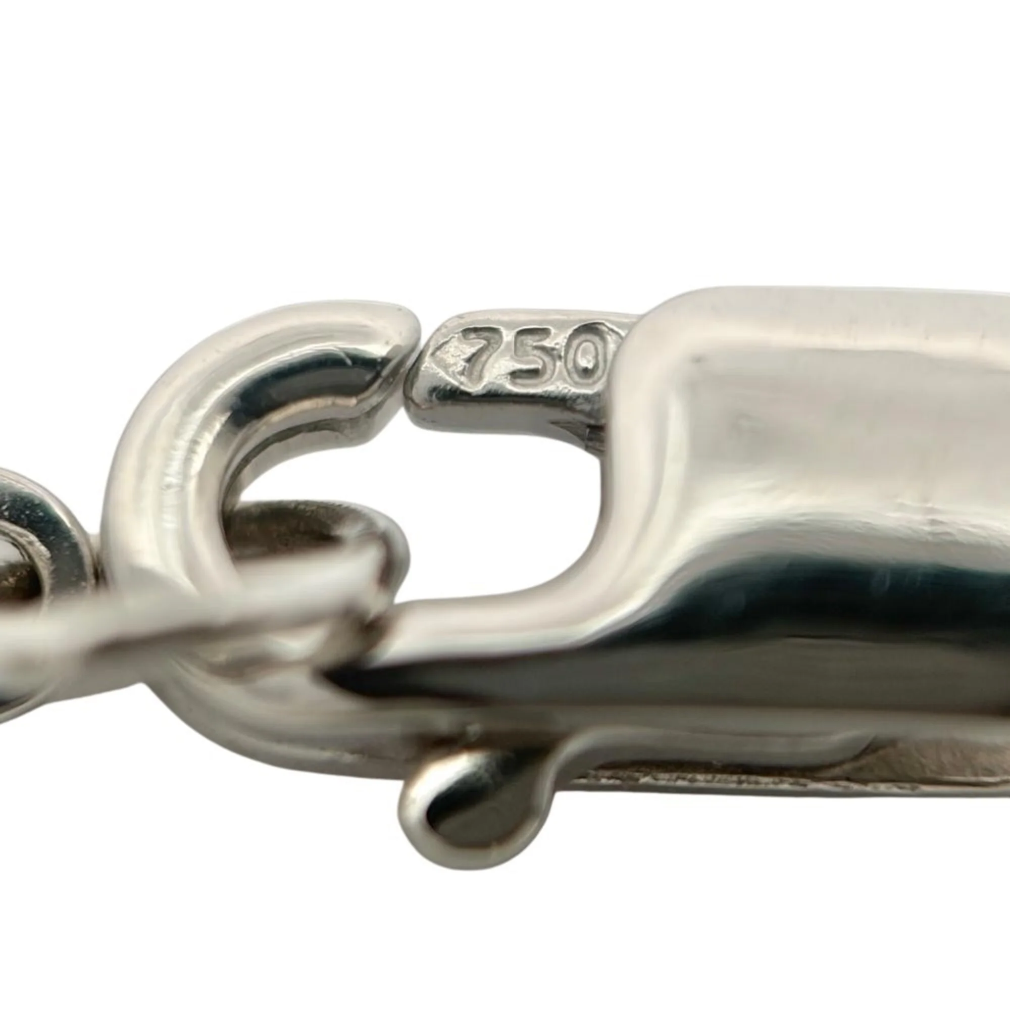 Pendant Necklace 18K White Gold and 18K Yellow Gold - Image 8