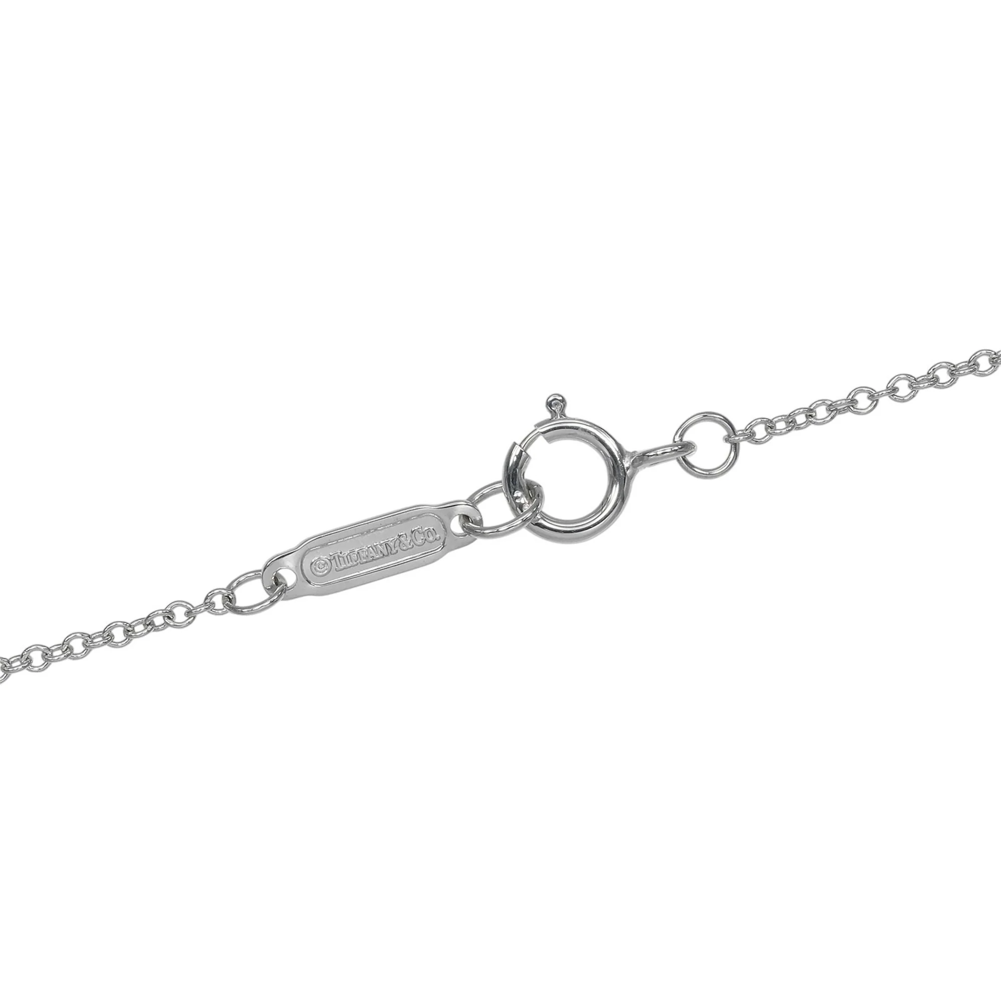 Pendant Necklace 18K White Gold with Diamond - Image 6