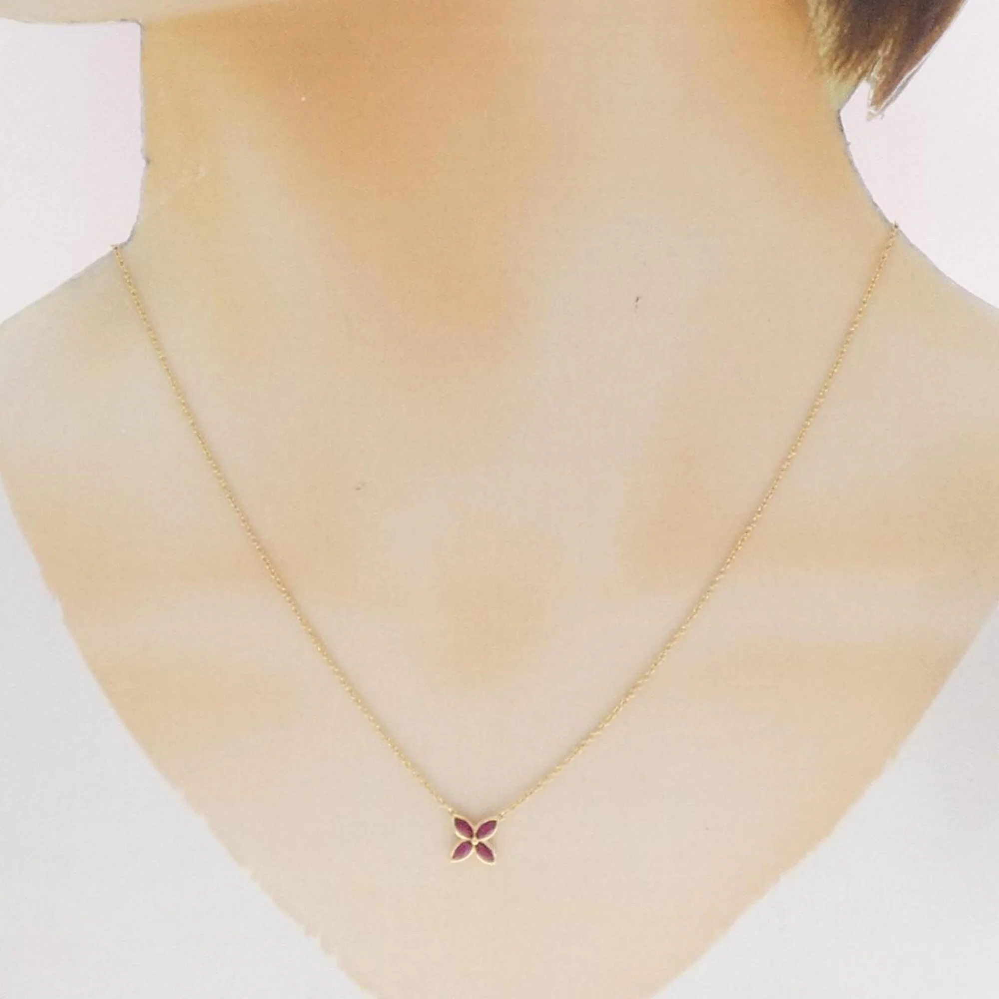 Pendant Necklace 18K Yellow Gold - Image 6