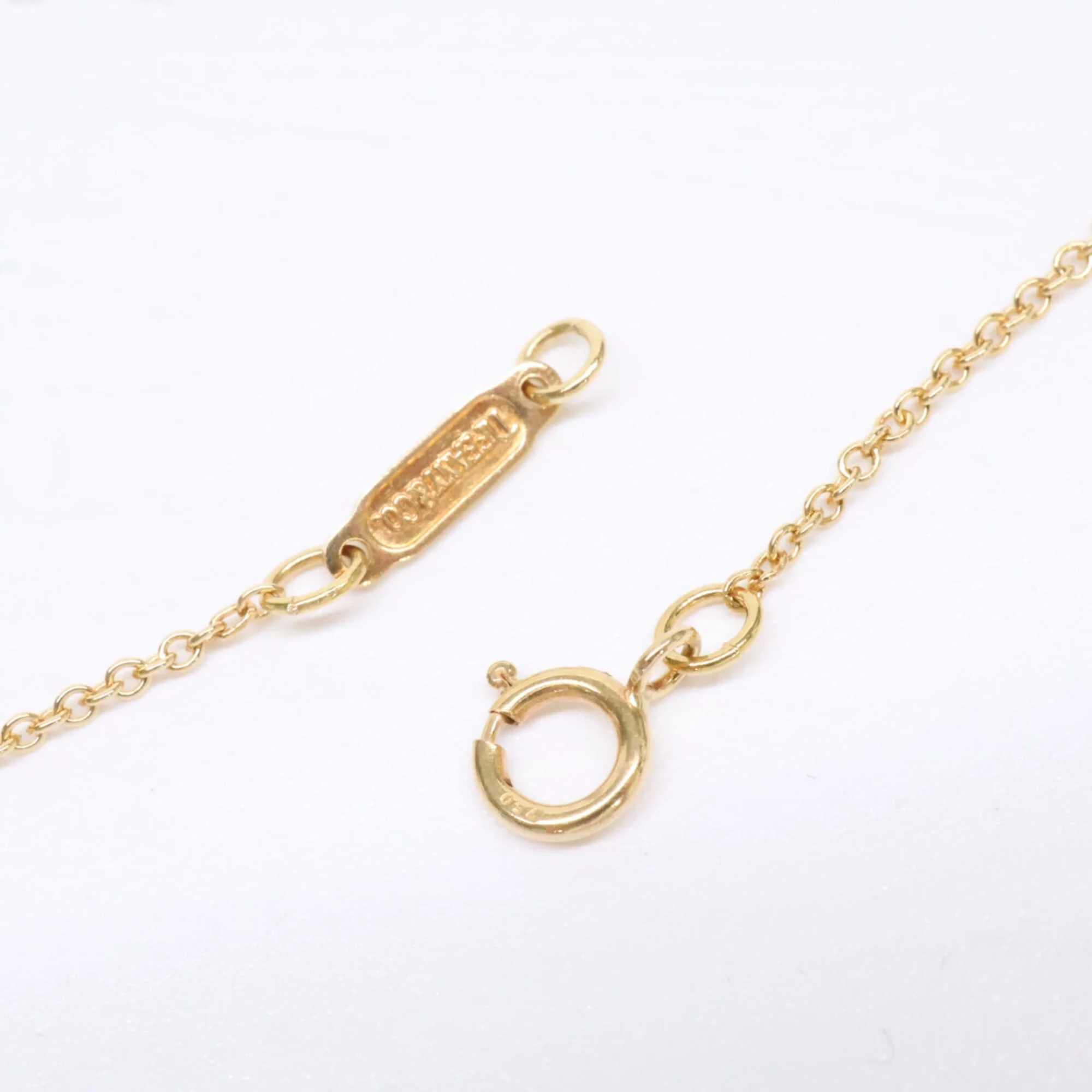 Pendant Necklace 18K Yellow Gold with Diamond and Pearl - Image 7