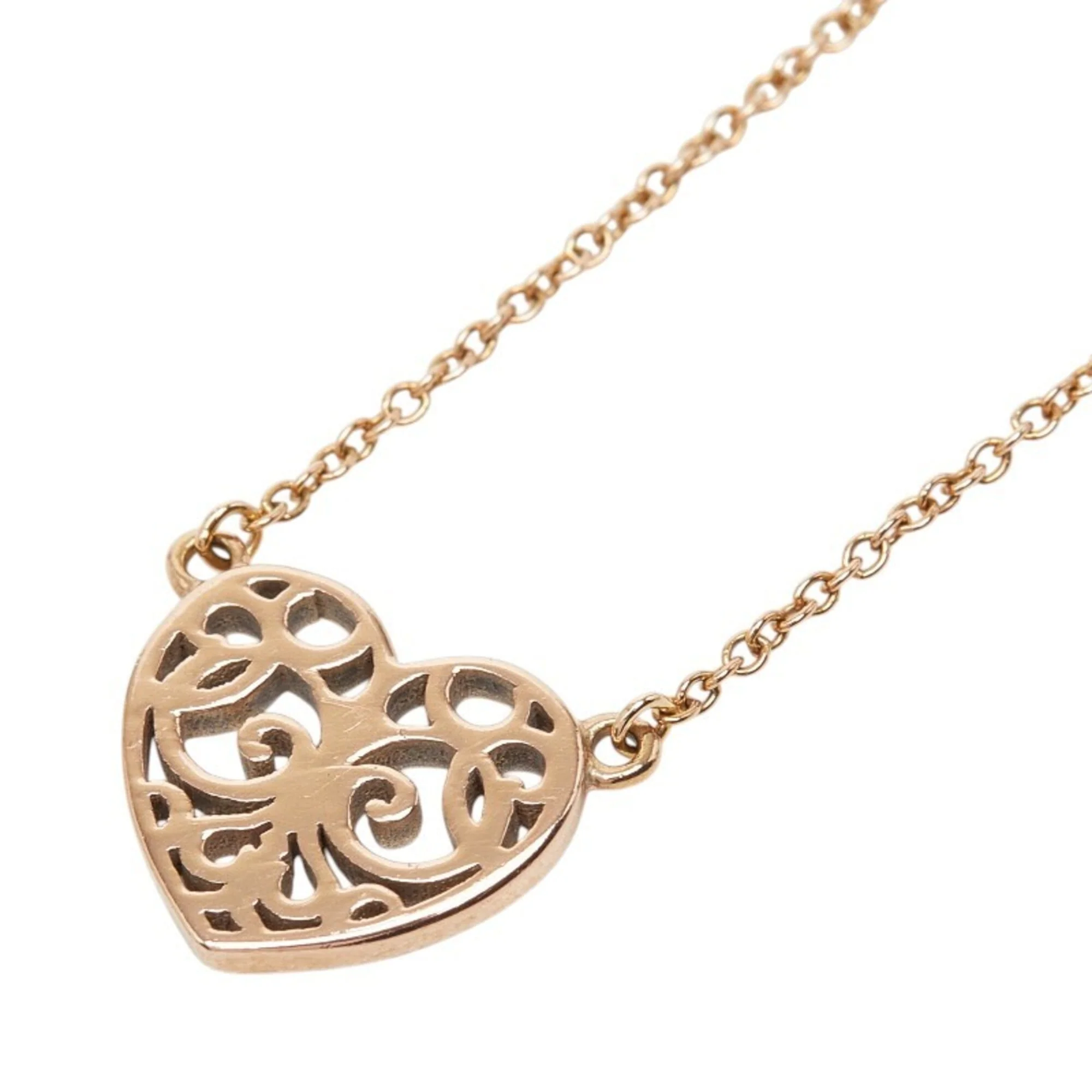 Pendant Necklace Gold Metal
