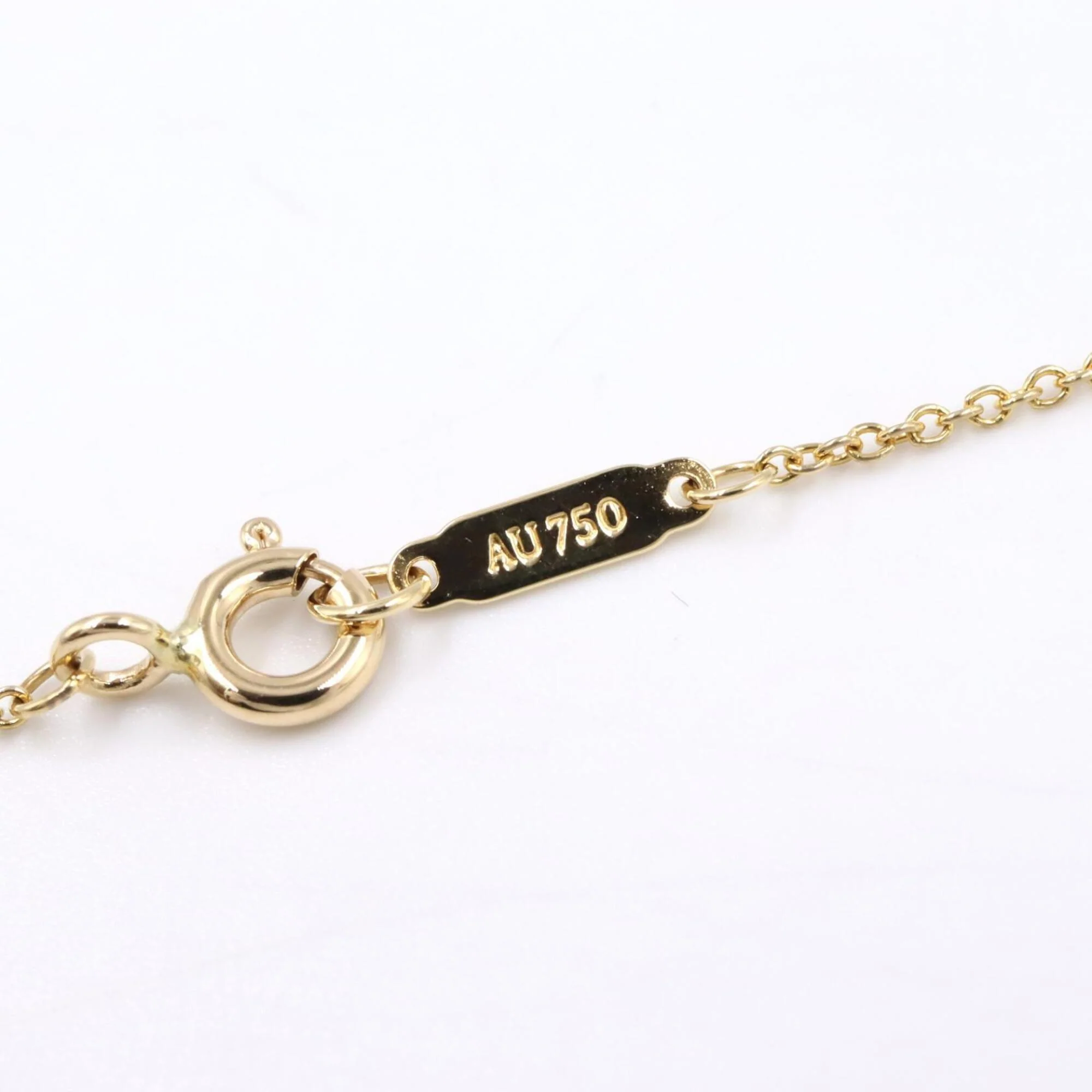Pendant Necklace Platinum and 18K Yellow Gold - Image 5