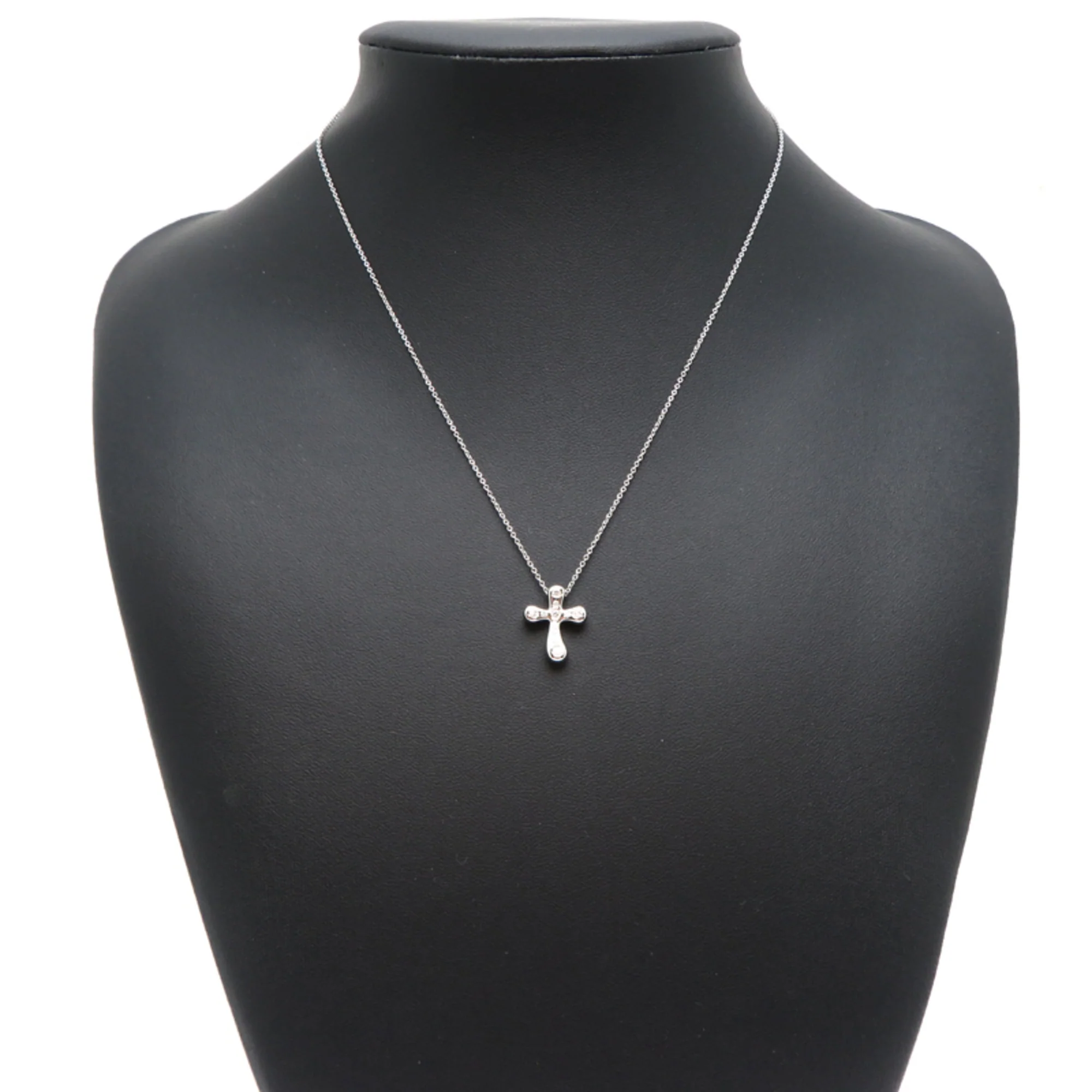 Pendant Necklace Platinum with Diamond - Image 9