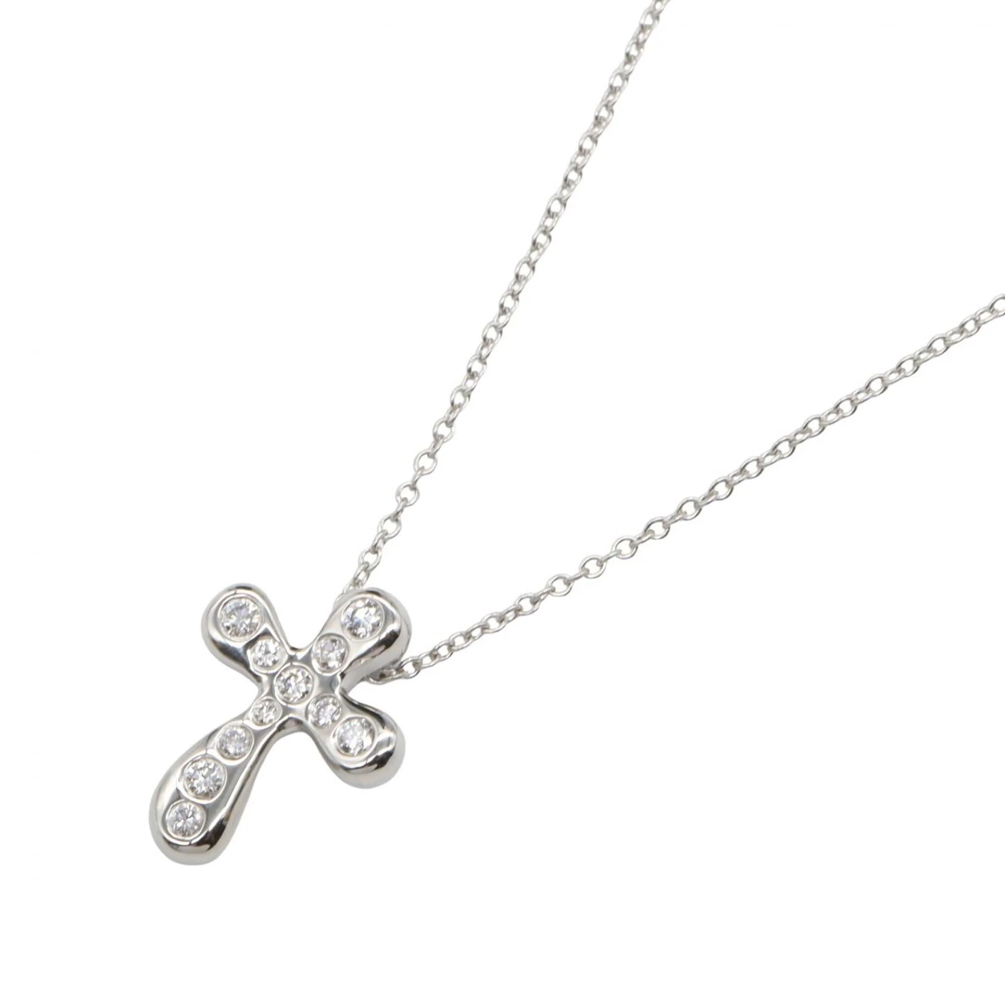 Pendant Necklace Platinum with Diamond
