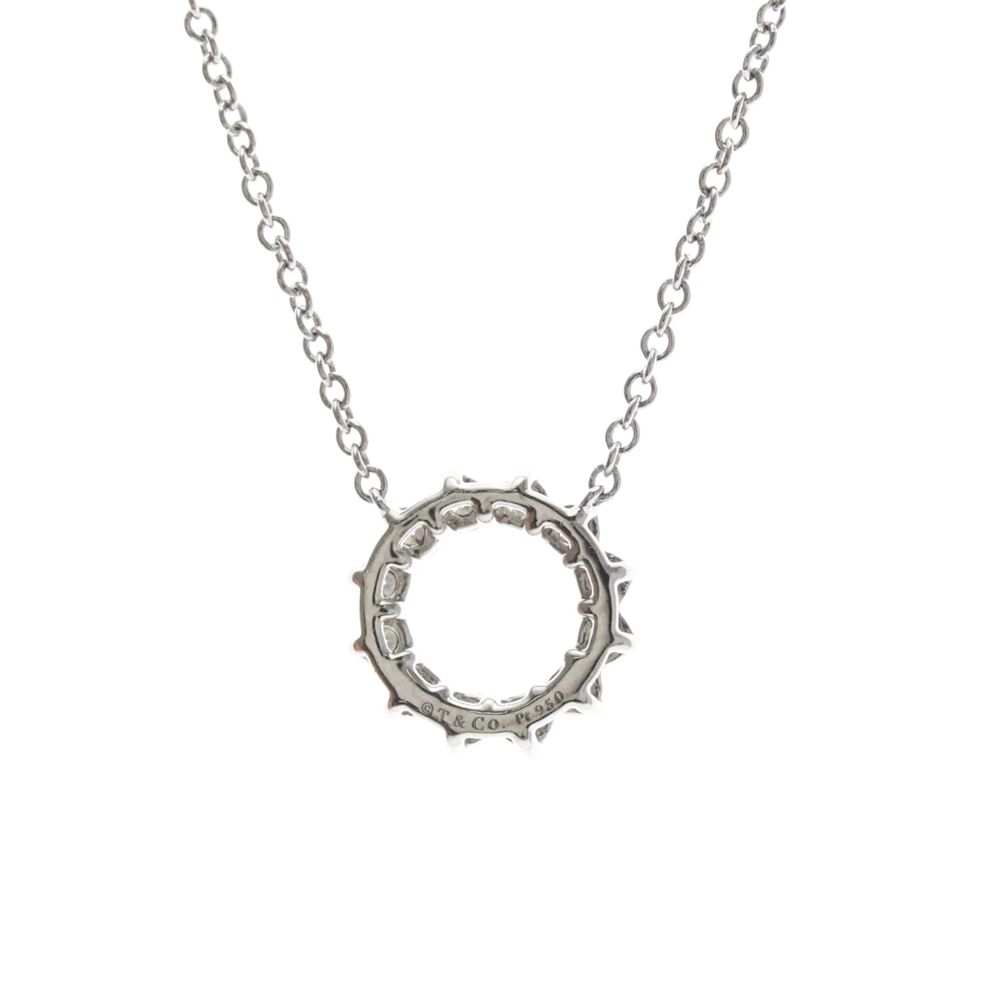 Pendant Necklace Platinum with Diamond - Image 2