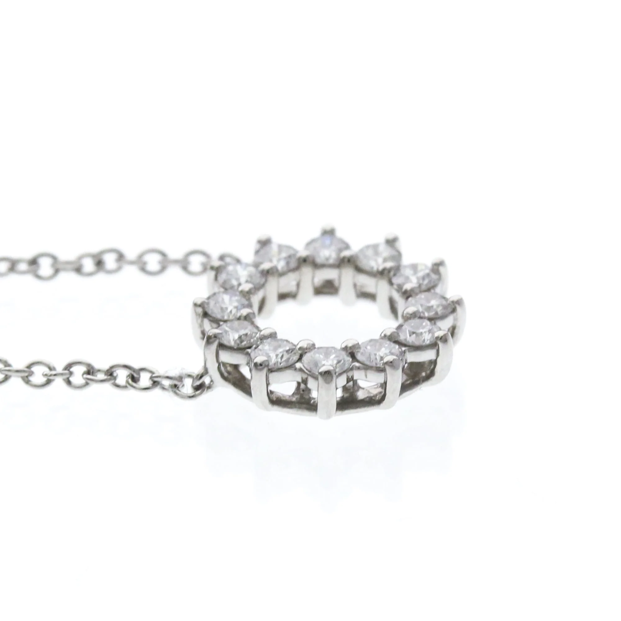 Pendant Necklace Platinum with Diamond - Image 5