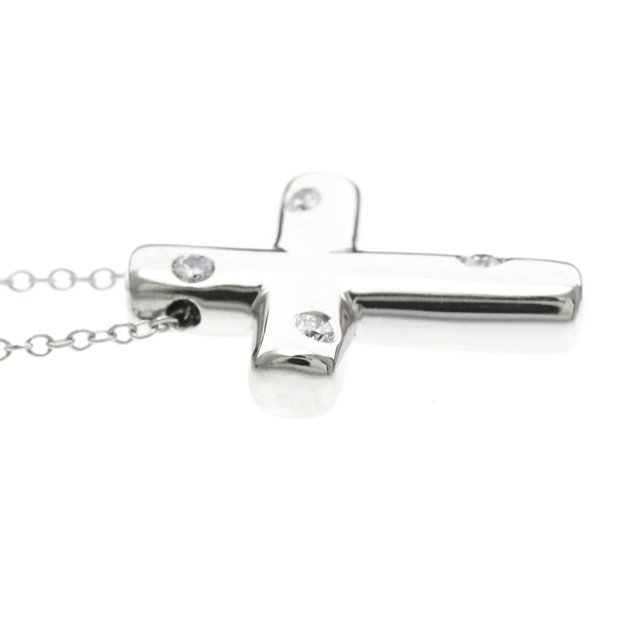 Pendant Necklace Platinum With Diamond - Image 5