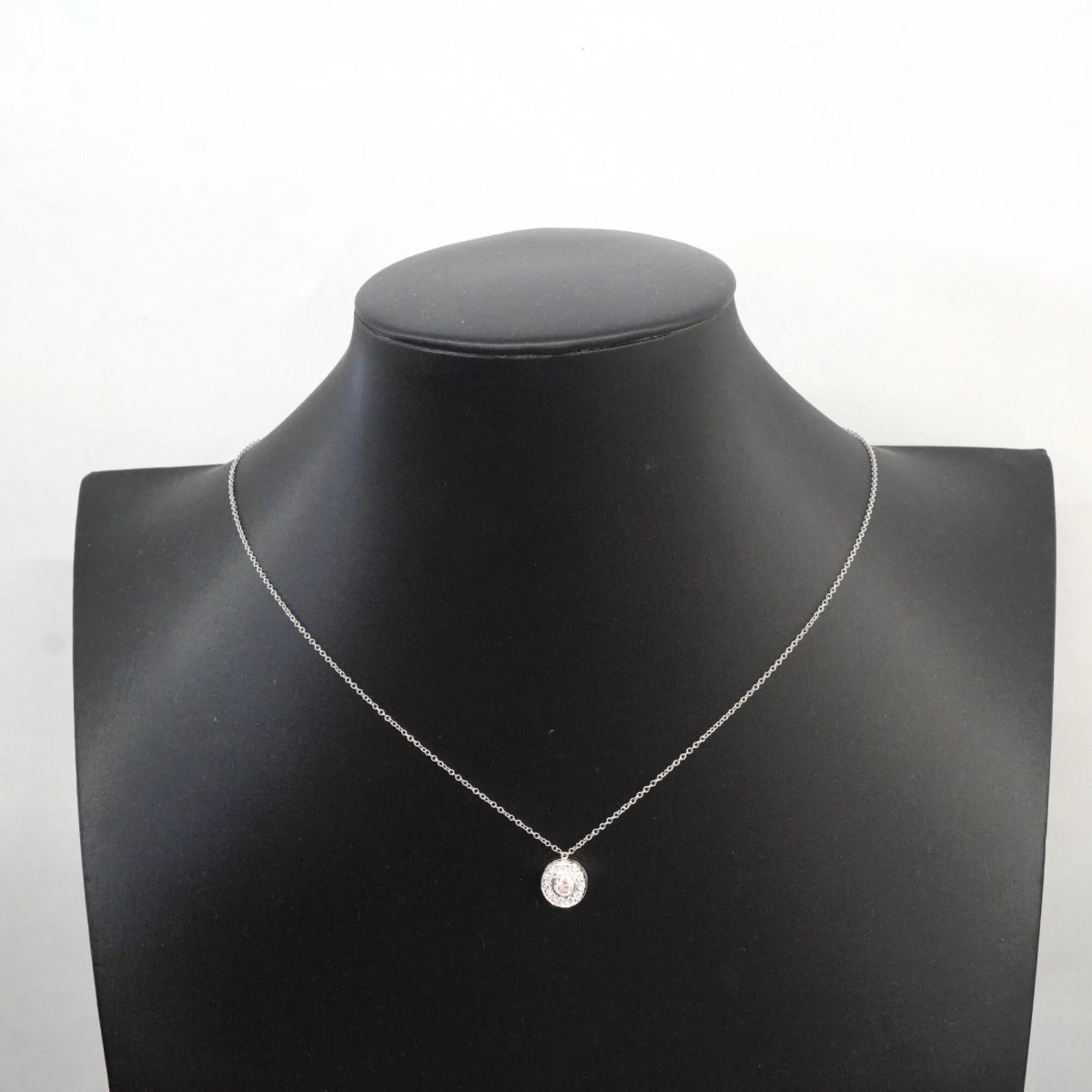 Pendant Necklace Platinum with Diamond - Image 7