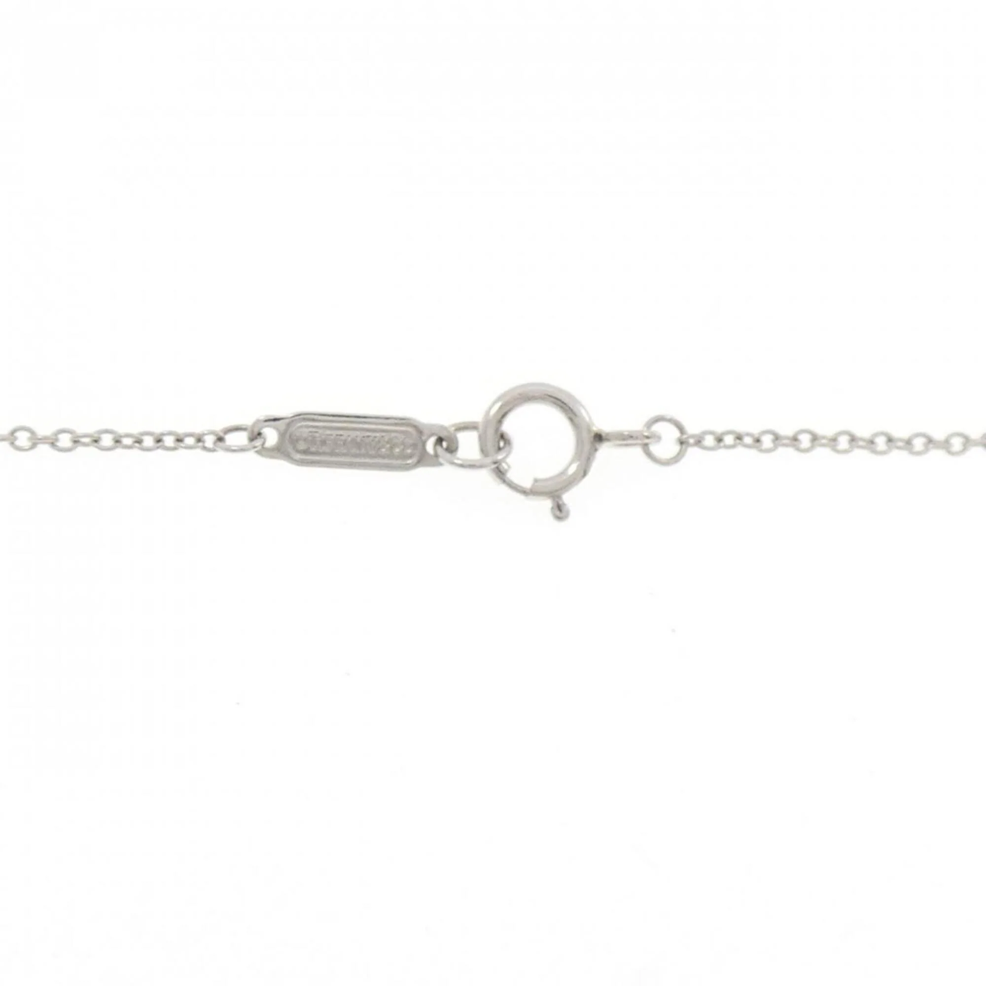 Pendant Necklace Platinum with Diamond and Sapphire - Image 5