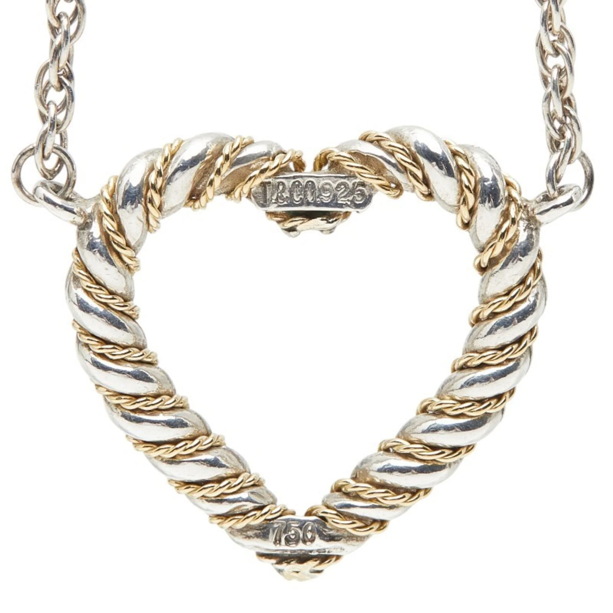 Pendant Necklace Sterling Silver and 18K Yellow Gold - Image 3