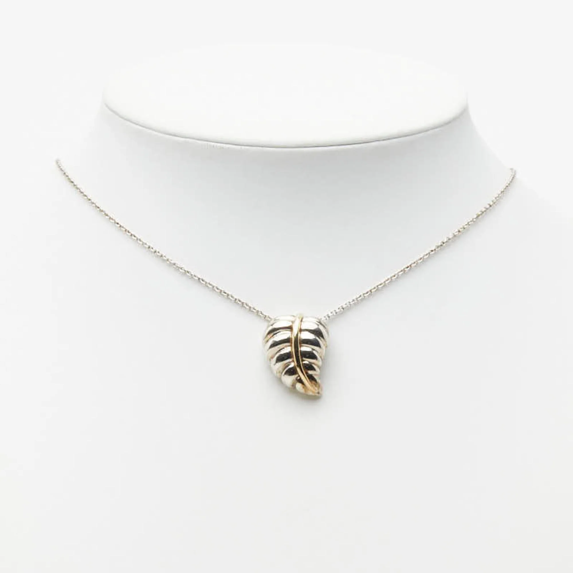 Pendant Necklace Sterling Silver and 18K Yellow Gold - Image 7