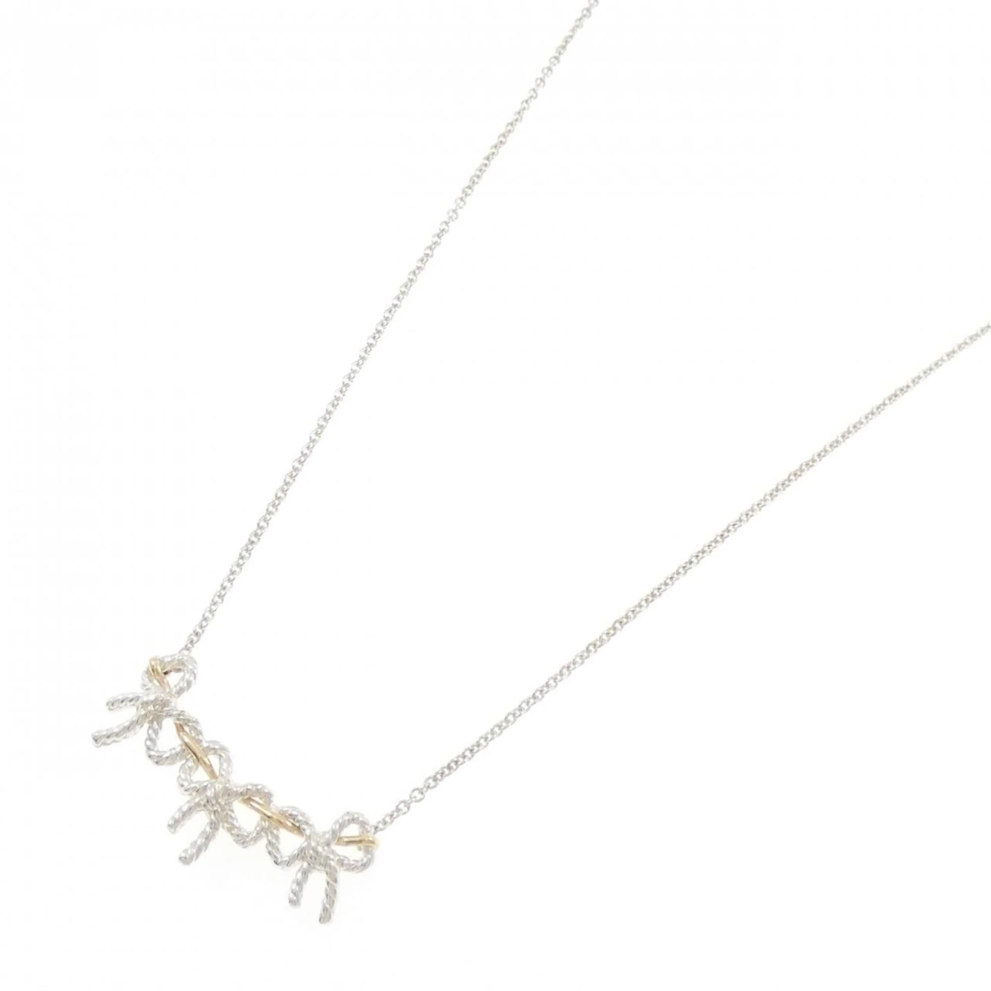 Pendant Necklace Sterling Silver and 18K Yellow Gold - Image 2