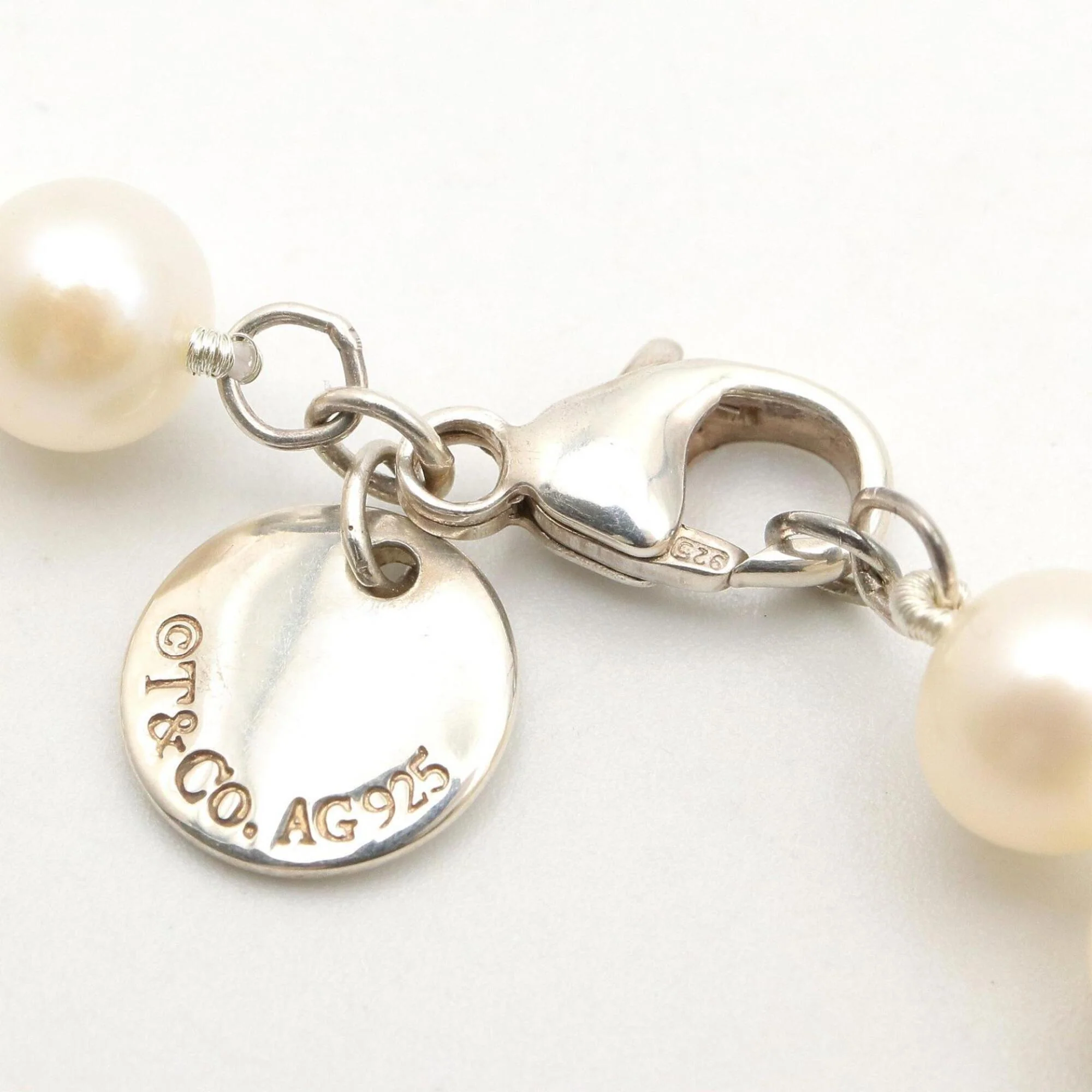 Pendant Necklace Sterling Silver with Pearl - Image 3