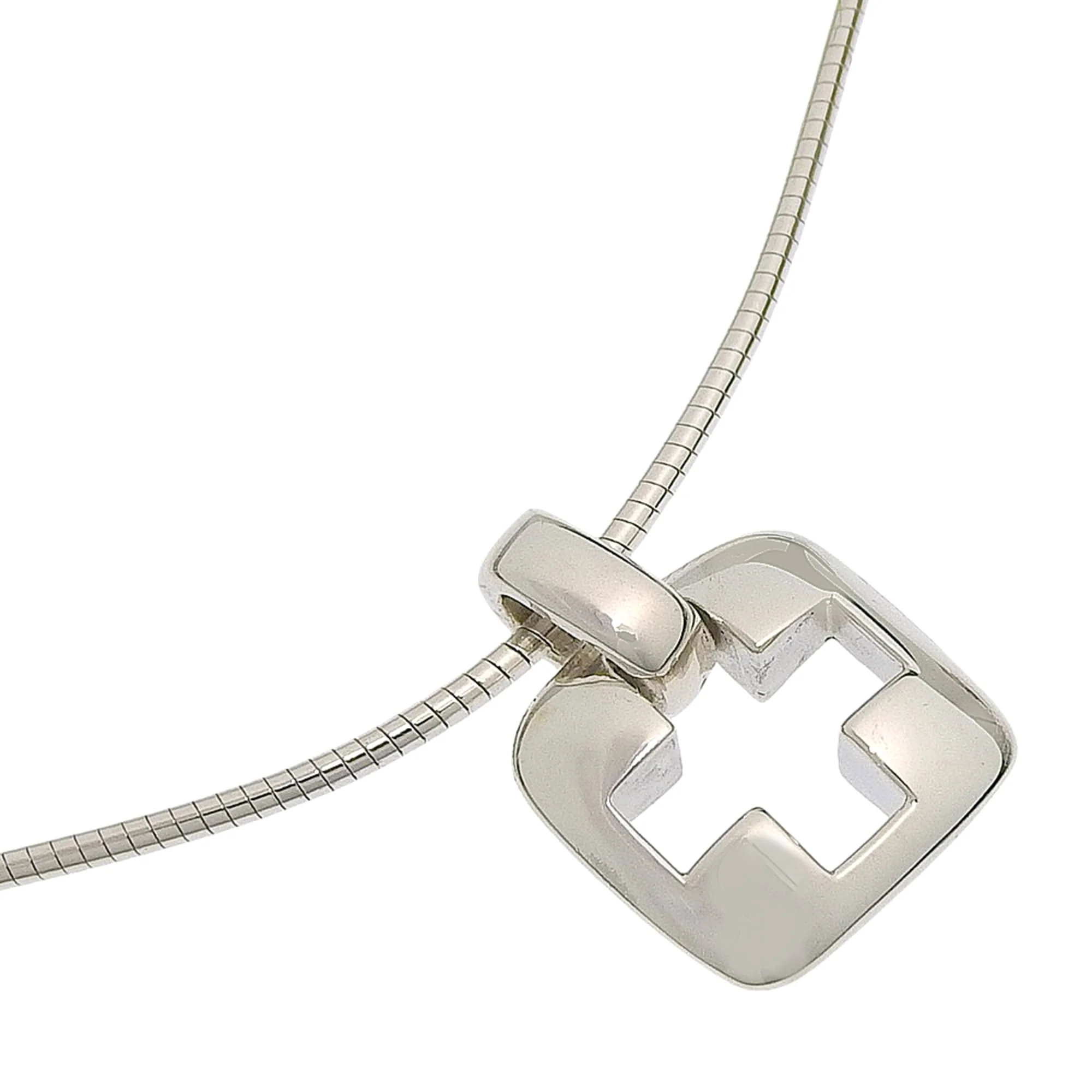 Piast Cross Pendant Necklace Sterling Silver