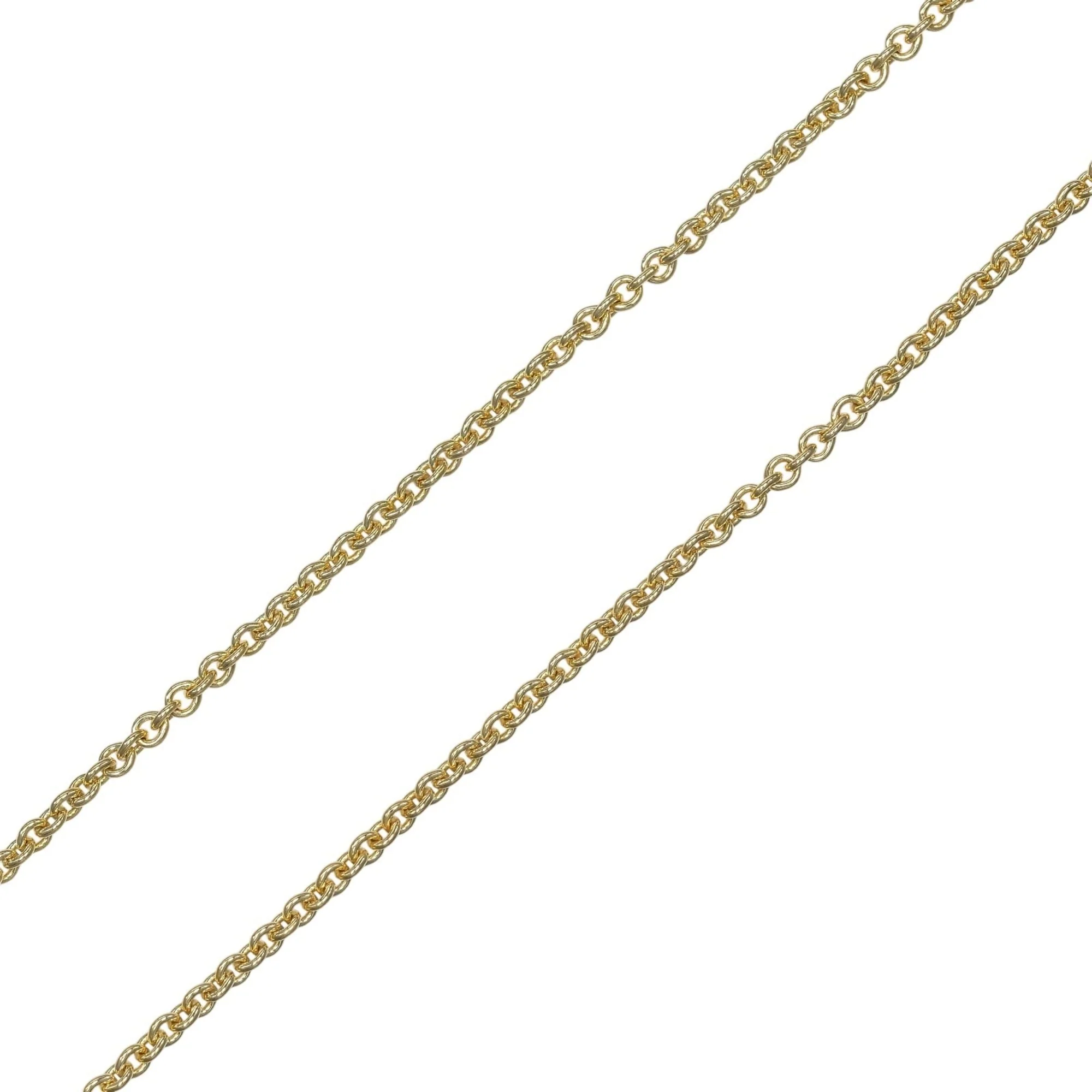 Pinched Heart Pendant Necklace 18K Yellow Gold - Image 6