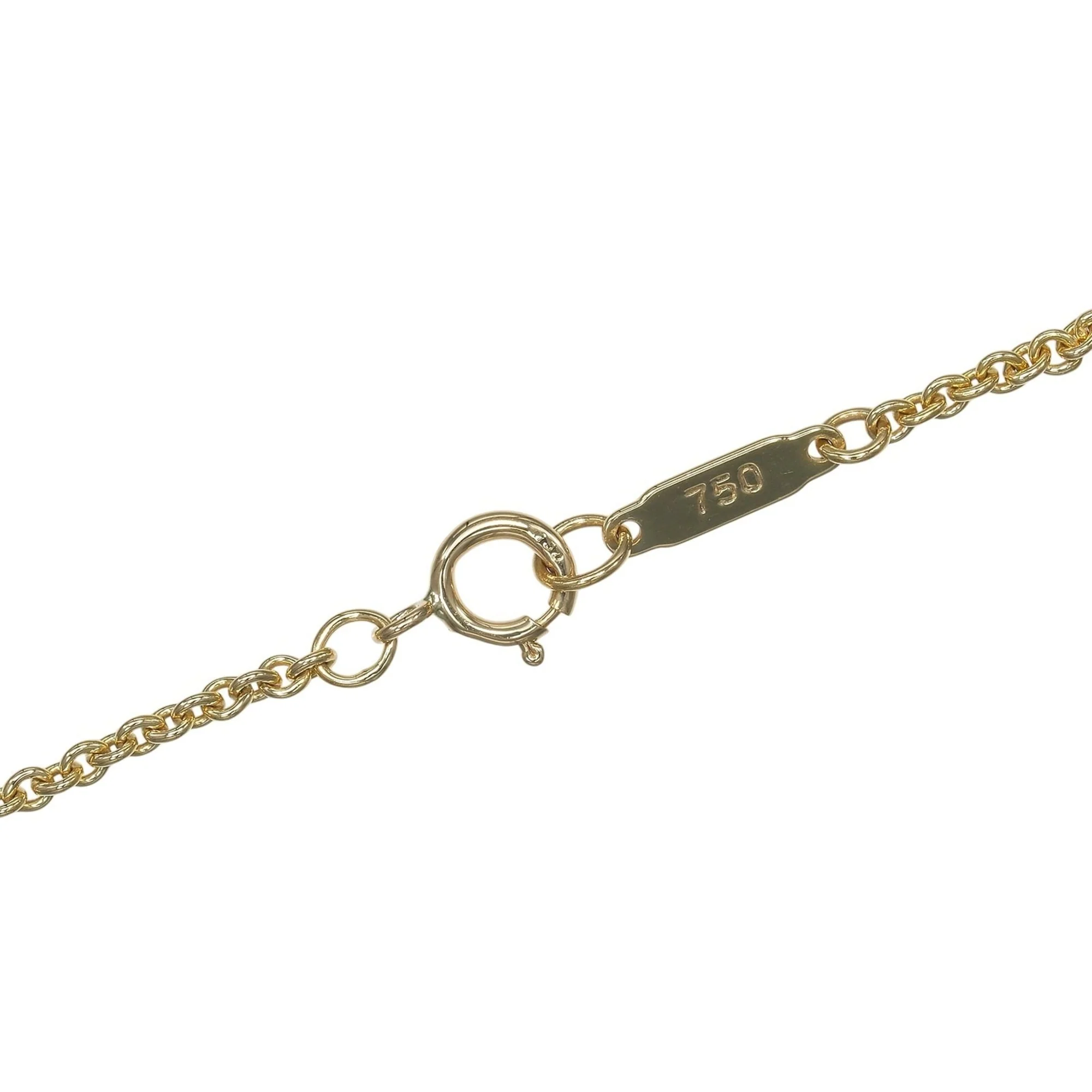 Pinched Heart Pendant Necklace 18K Yellow Gold - Image 7