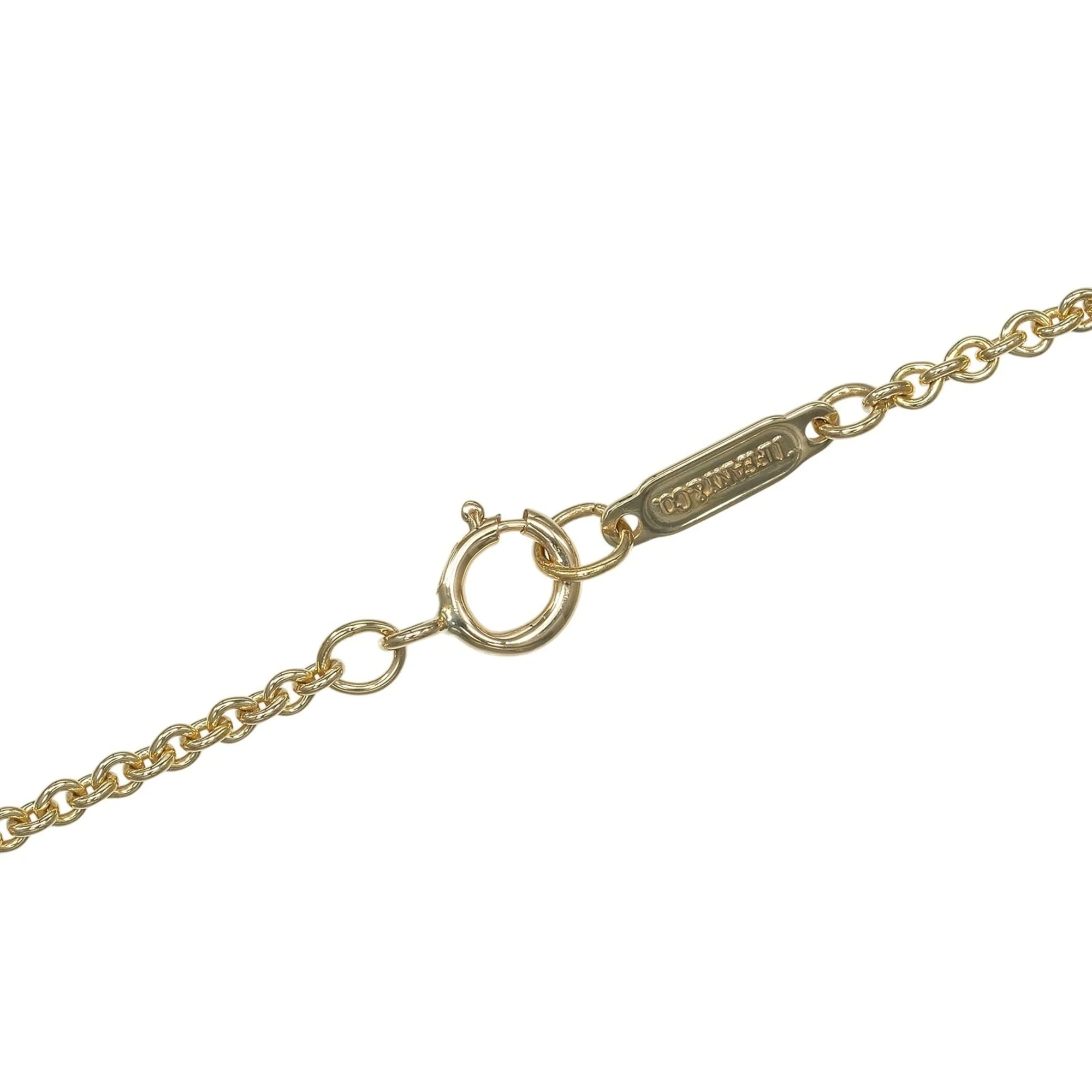 Pinched Heart Pendant Necklace 18K Yellow Gold - Image 8
