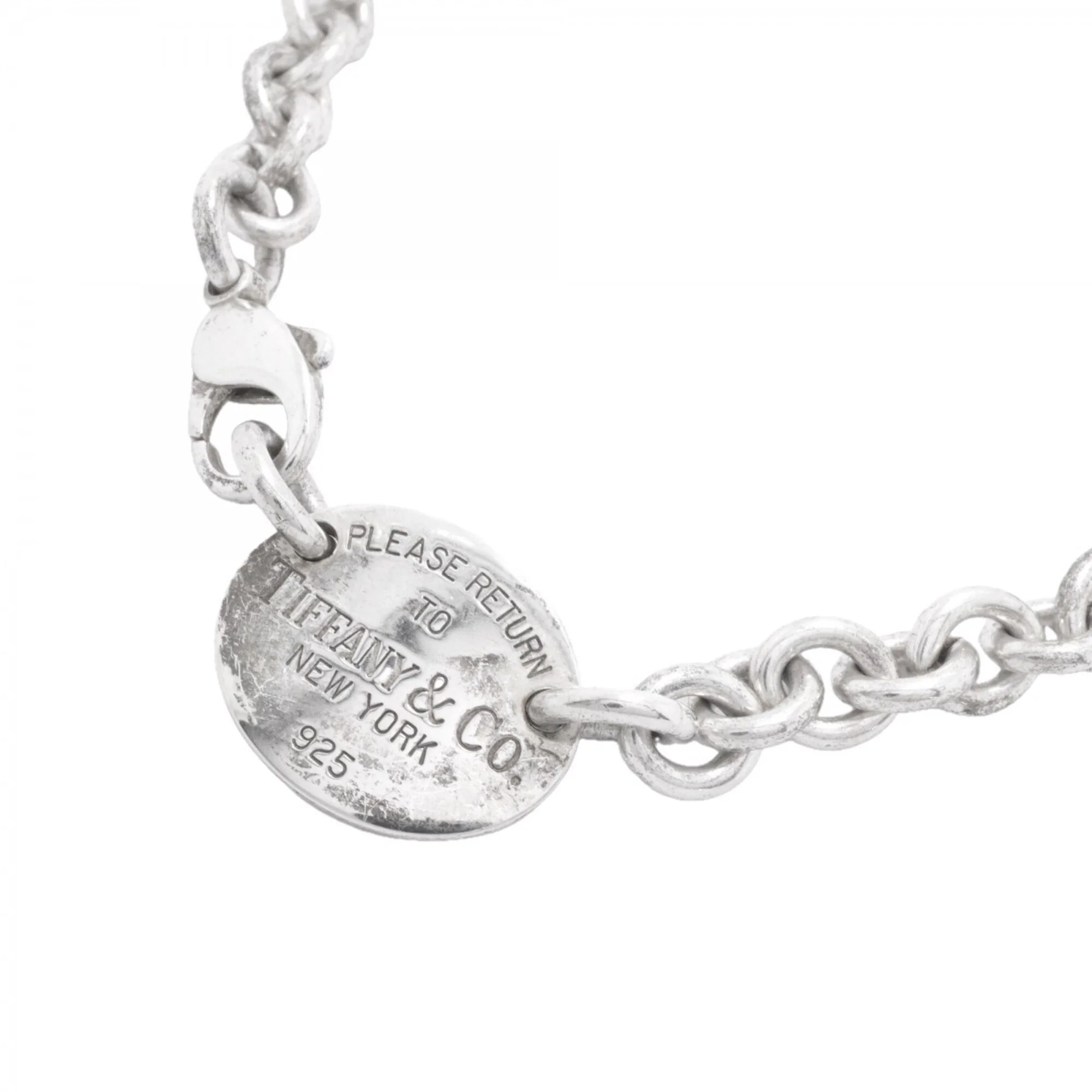 Return To Oval Pendant Necklace Sterling Silver