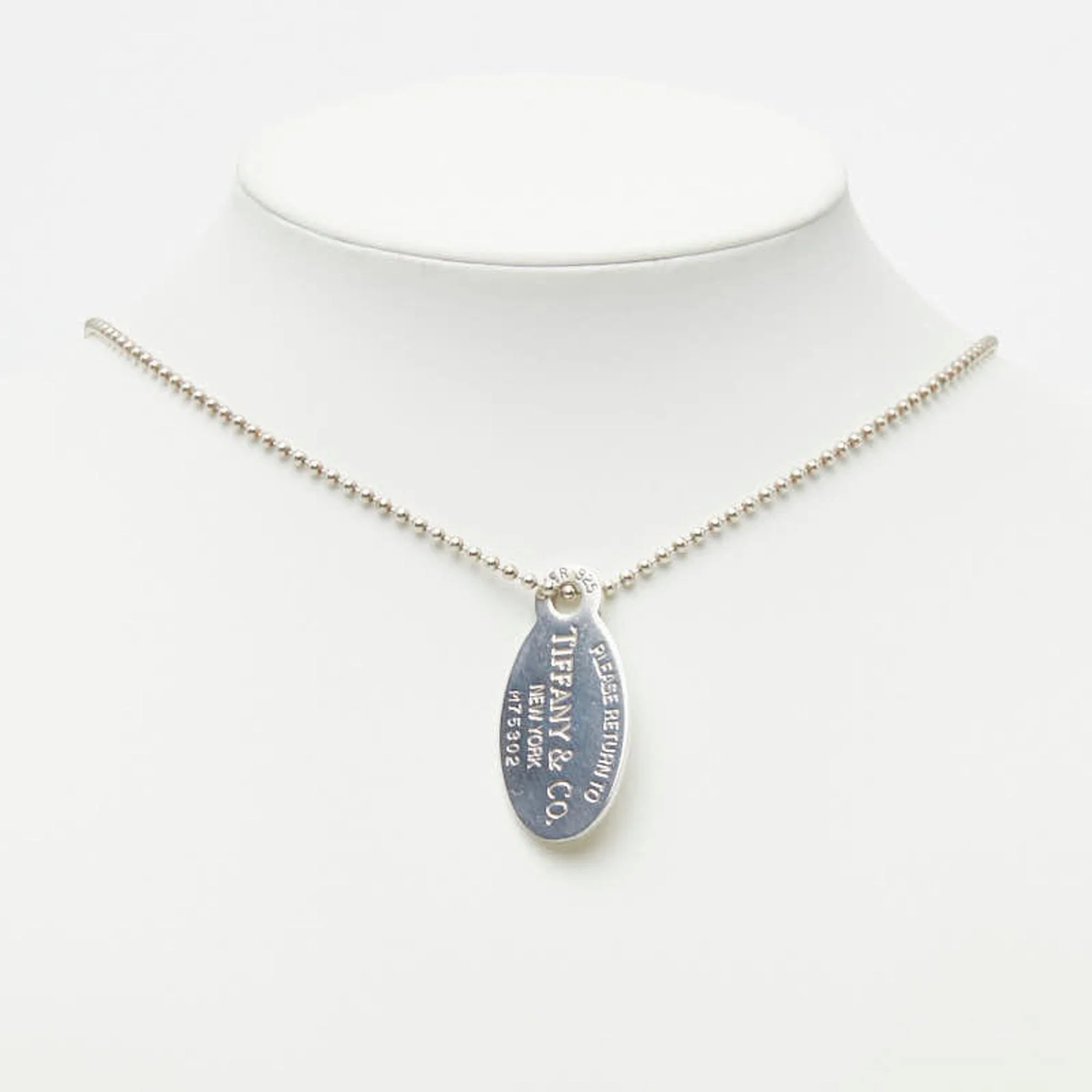 Return To Tiffany Oval Pendant Necklace Sterling Silver - Image 7