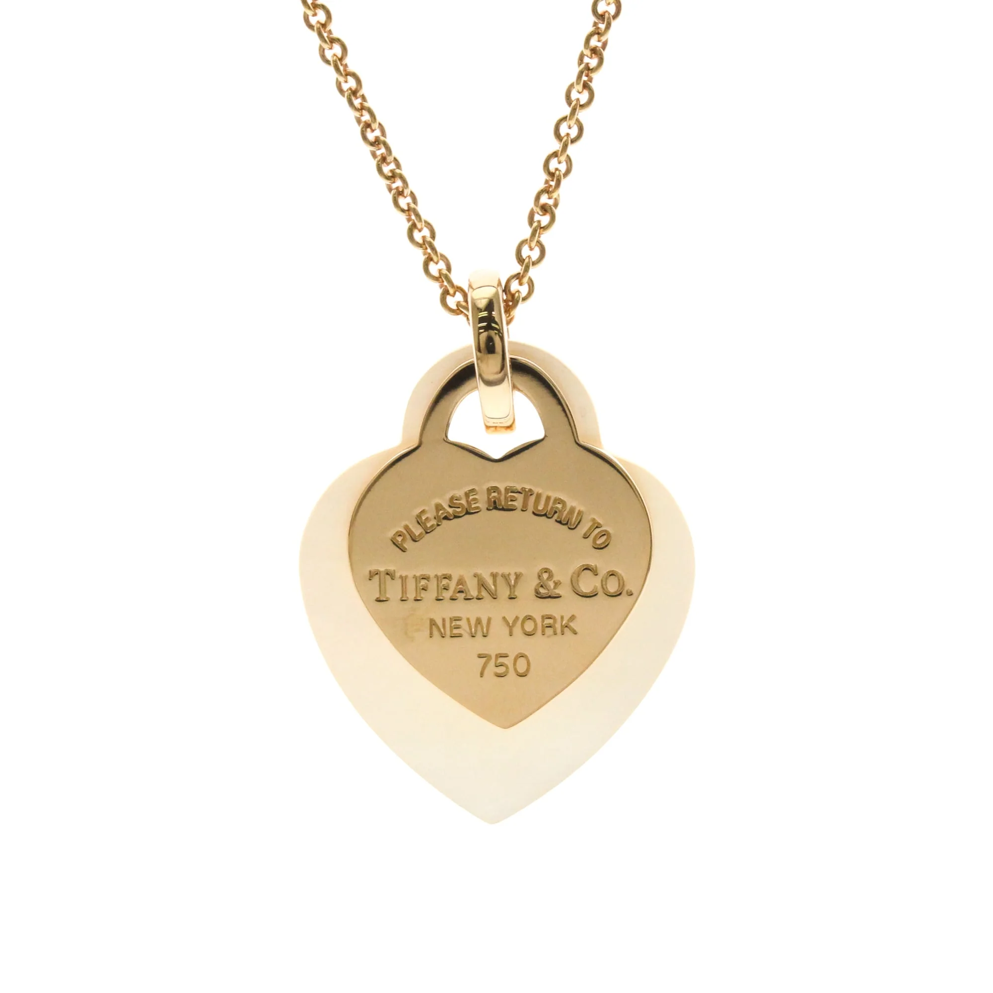 Return To Tiffany Pendant Necklace 18K Rose Gold