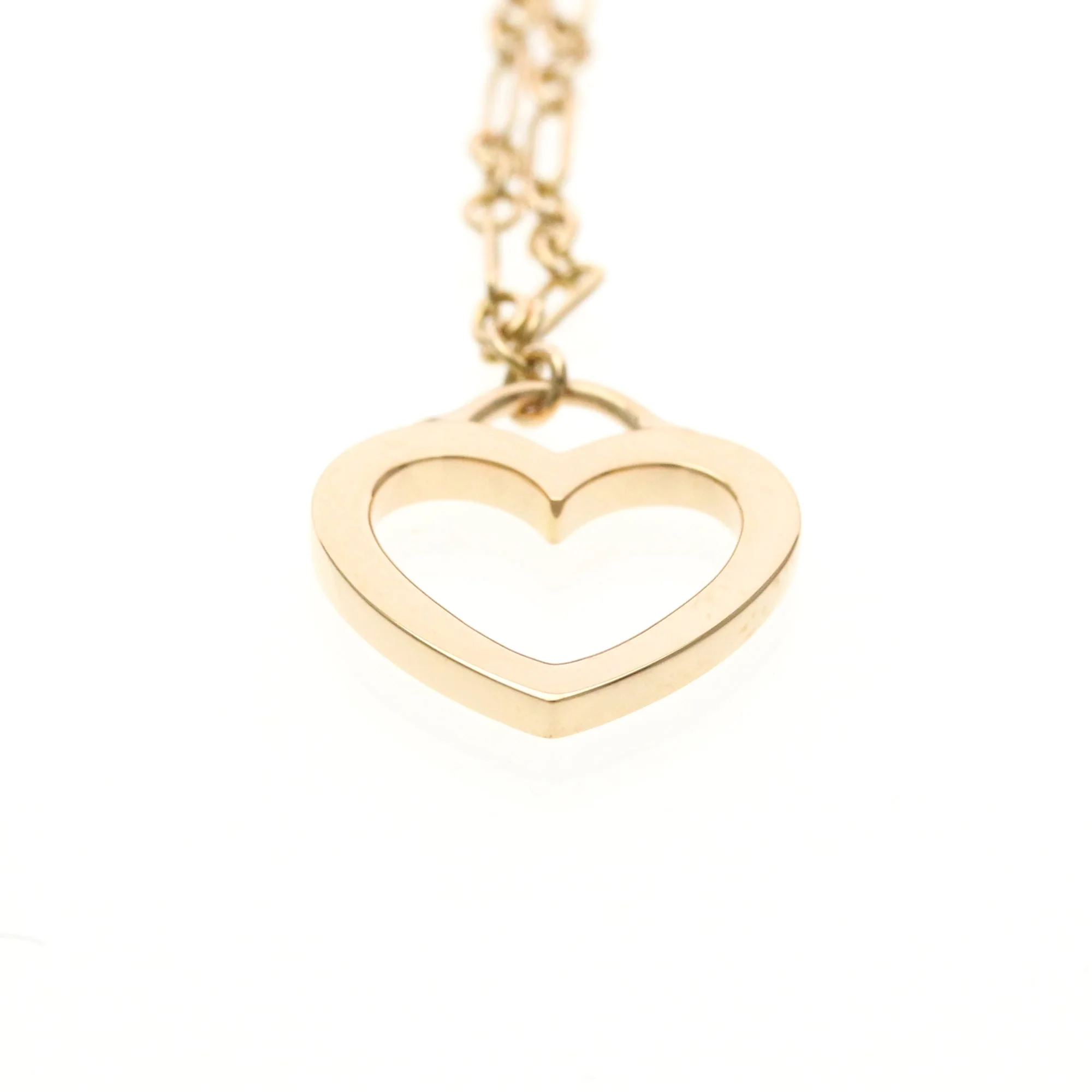 Sentimental Heart Pendant Necklace 18K Rose Gold - Image 4