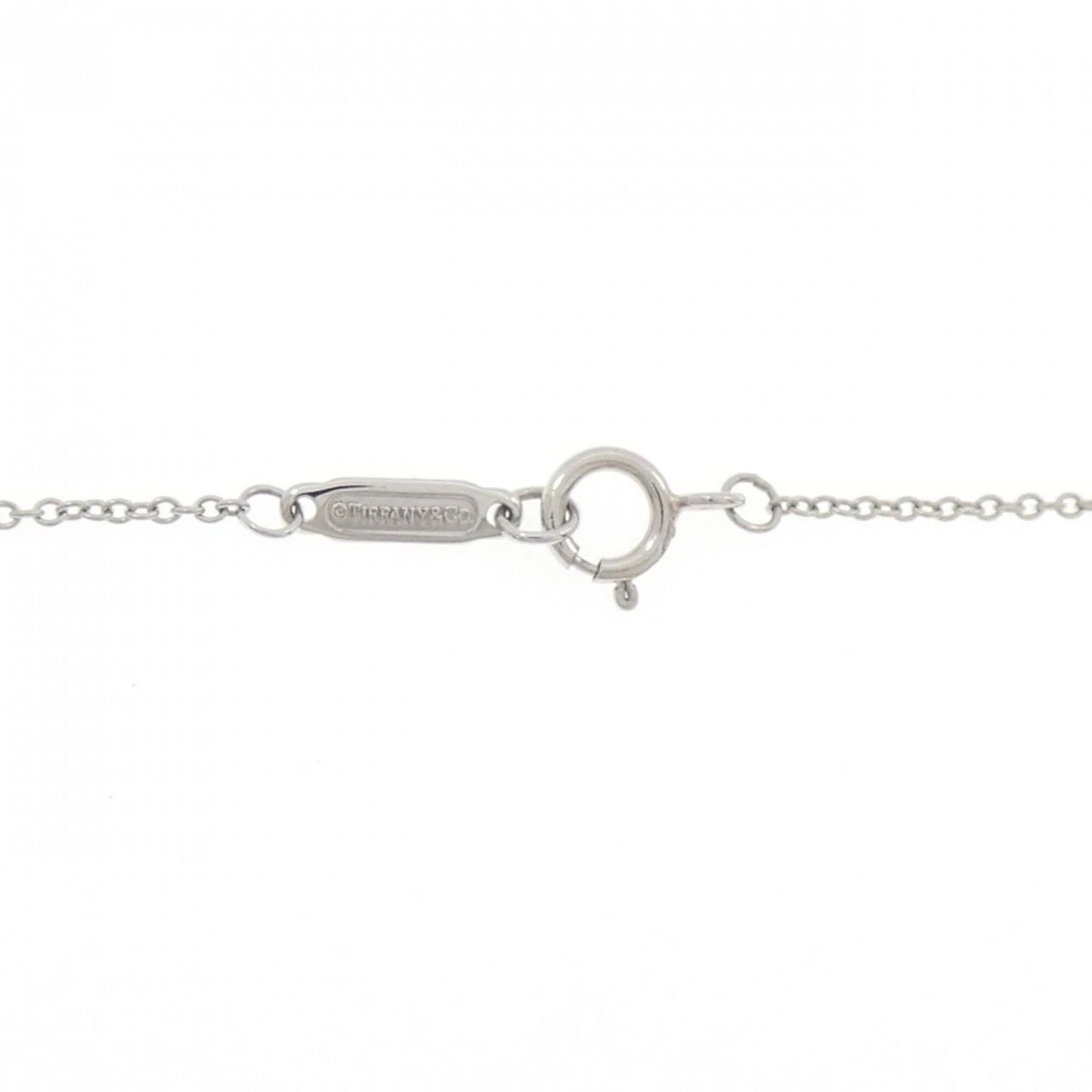 Solitaire Pendant Necklace Platinum with Diamond - Image 5