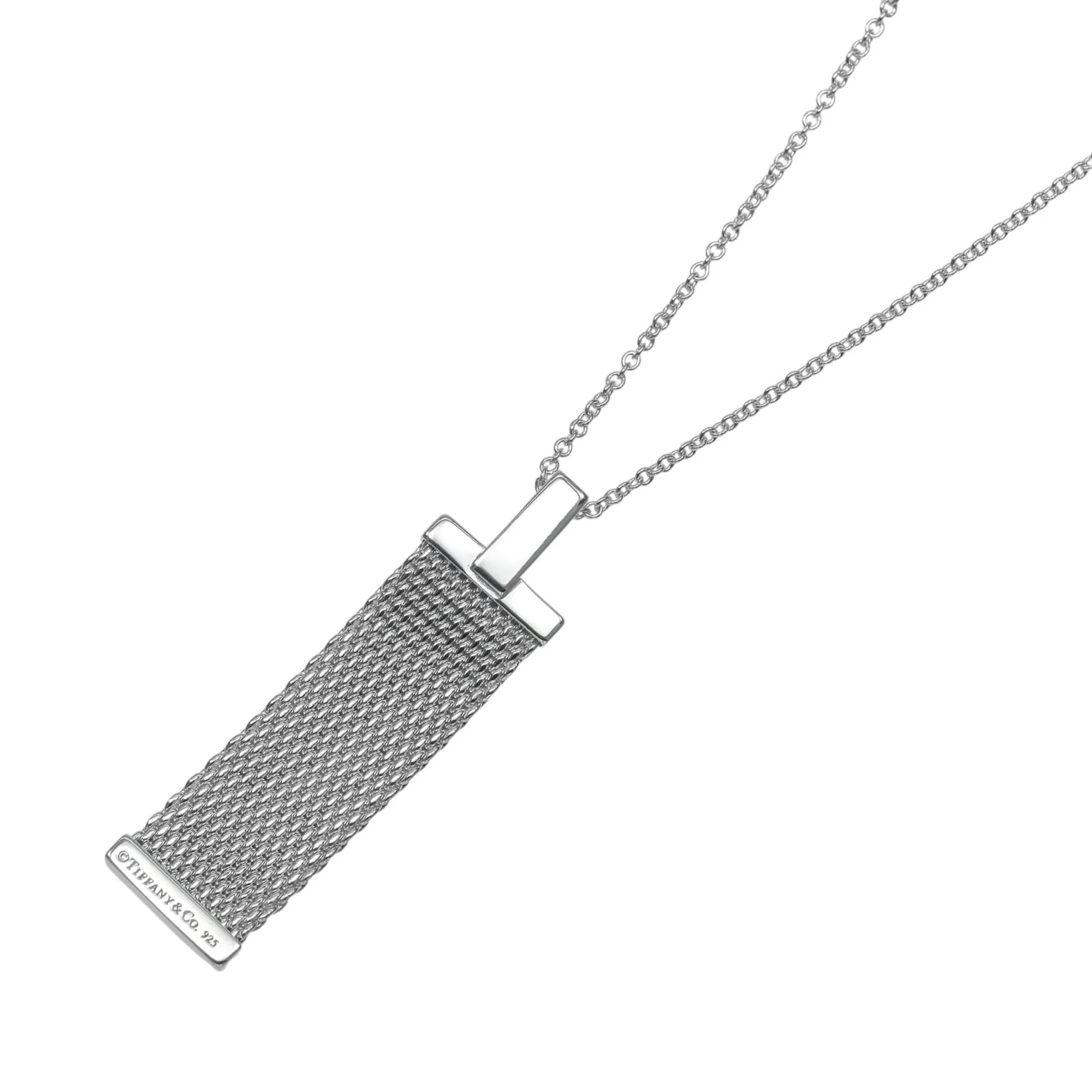 Somerset Pendant Necklace Sterling Silver with Diamond - Image 3