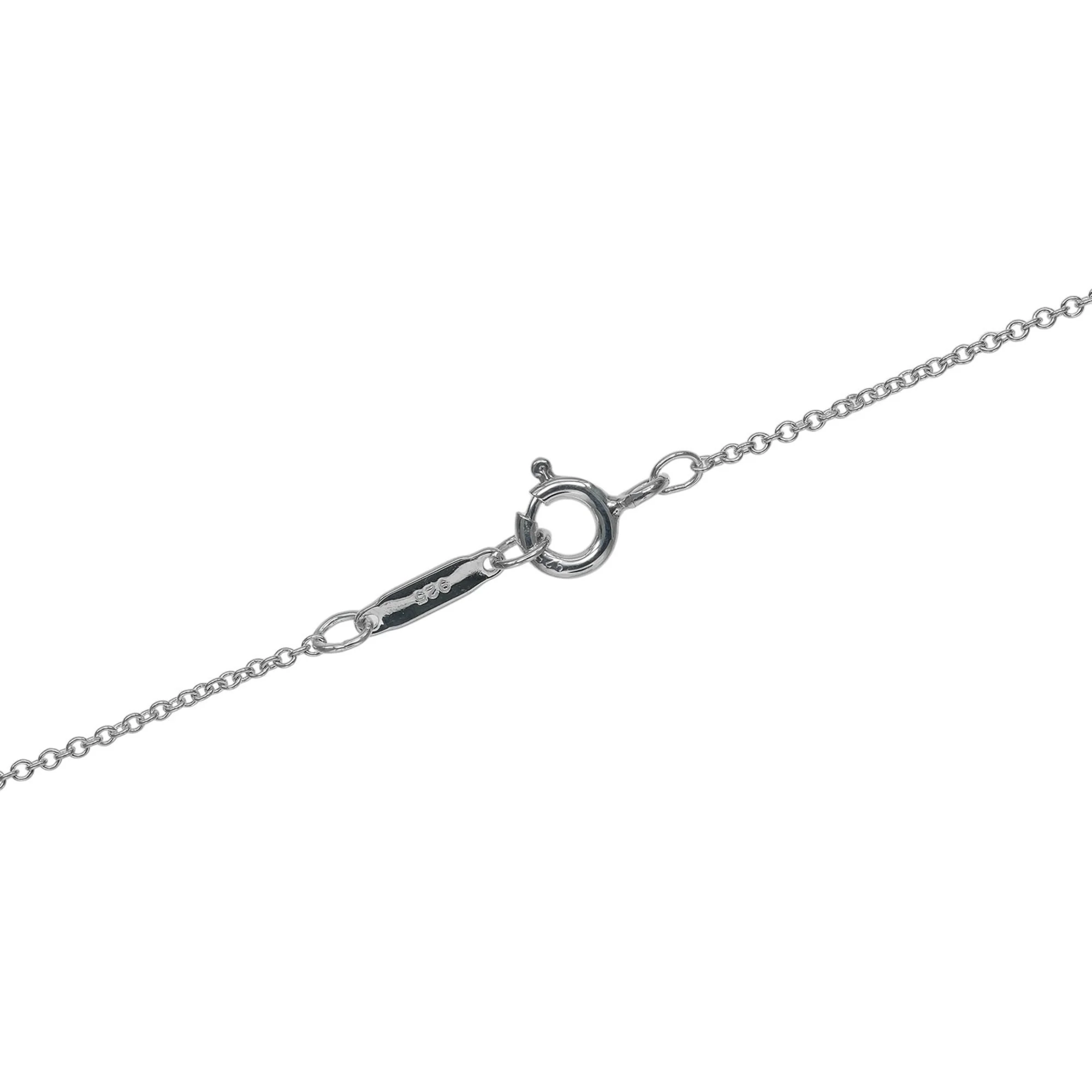 Somerset Pendant Necklace Sterling Silver with Diamond - Image 5