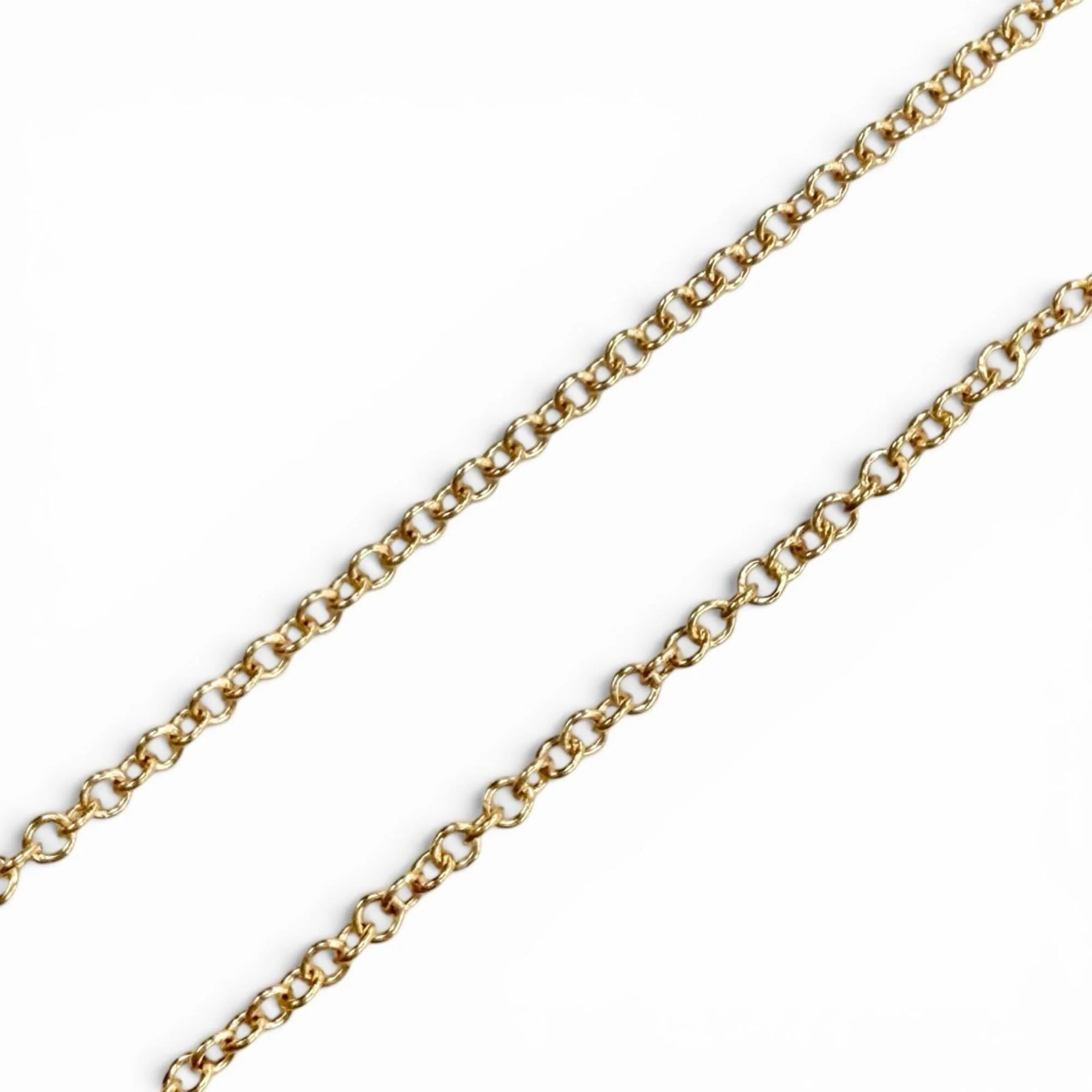 T Smile Pendant Necklace 18K Rose Gold - Image 5