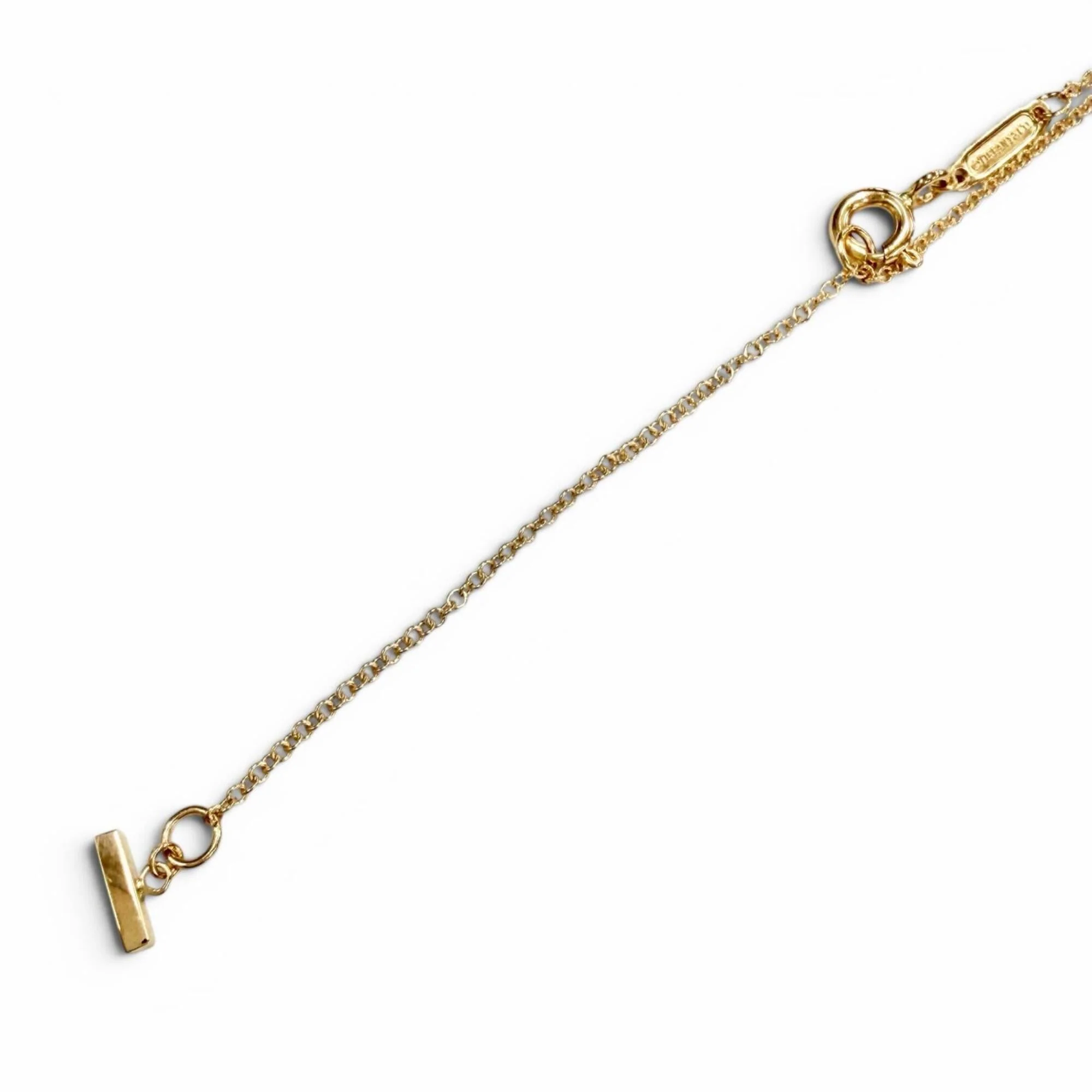 T Smile Pendant Necklace 18K Rose Gold - Image 6