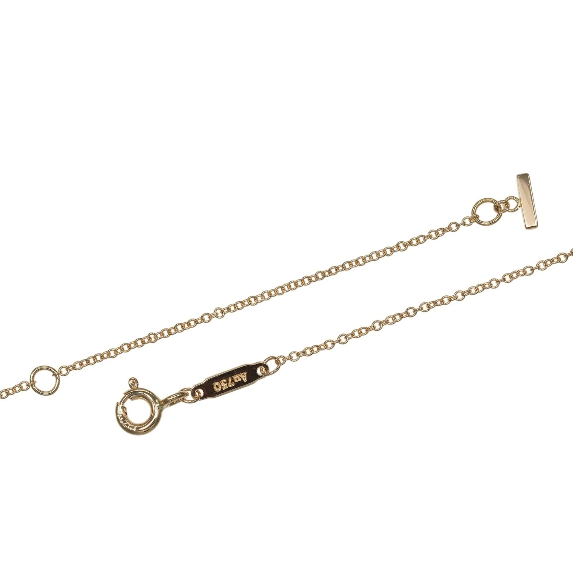 T Smile Pendant Necklace 18K Rose Gold - Image 5
