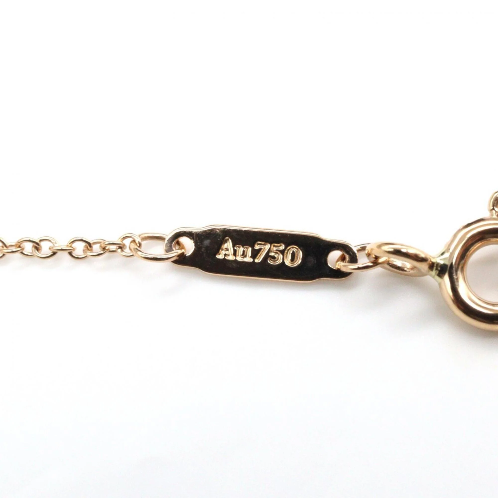 T Smile Pendant Necklace 18K Rose Gold - Image 4