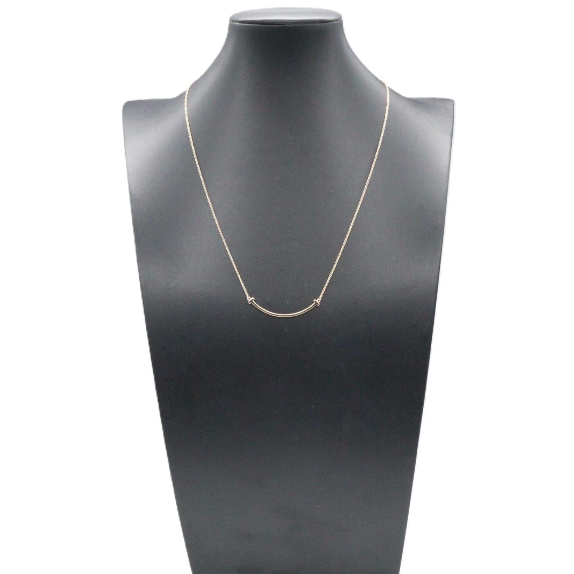 T Smile Pendant Necklace 18K Rose Gold - Image 5