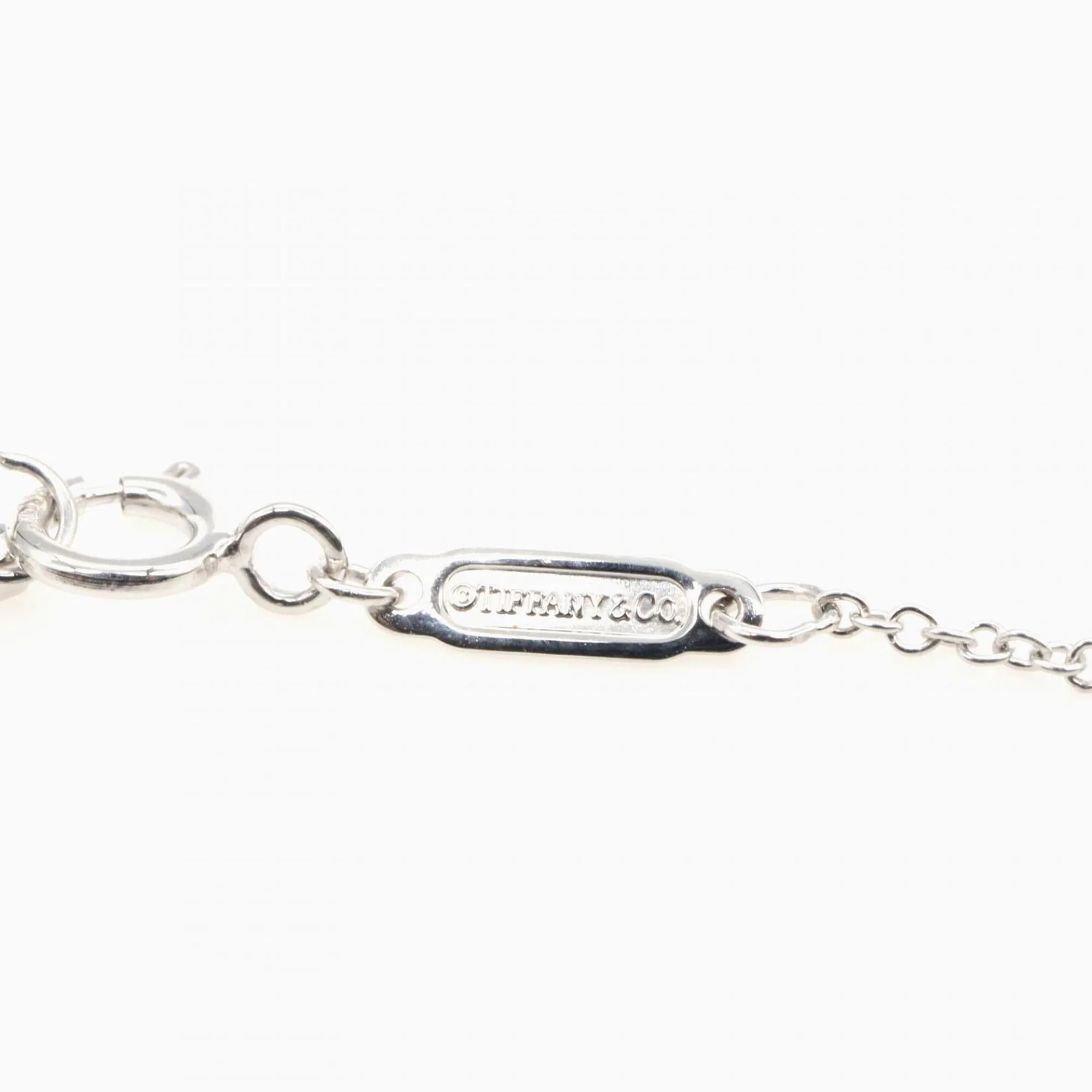 T Smile Pendant Necklace 18K White Gold - Image 3