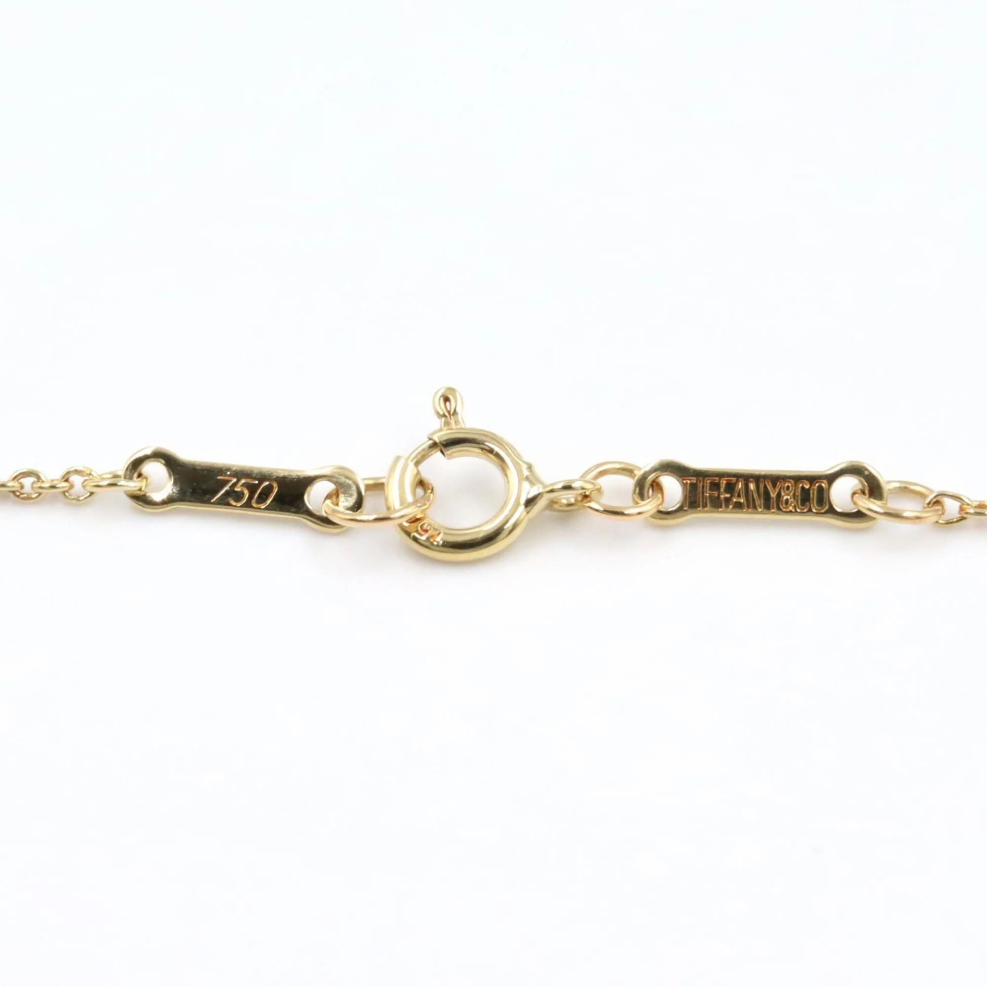 Teardrop Pendant Necklace 18K Yellow Gold - Image 3