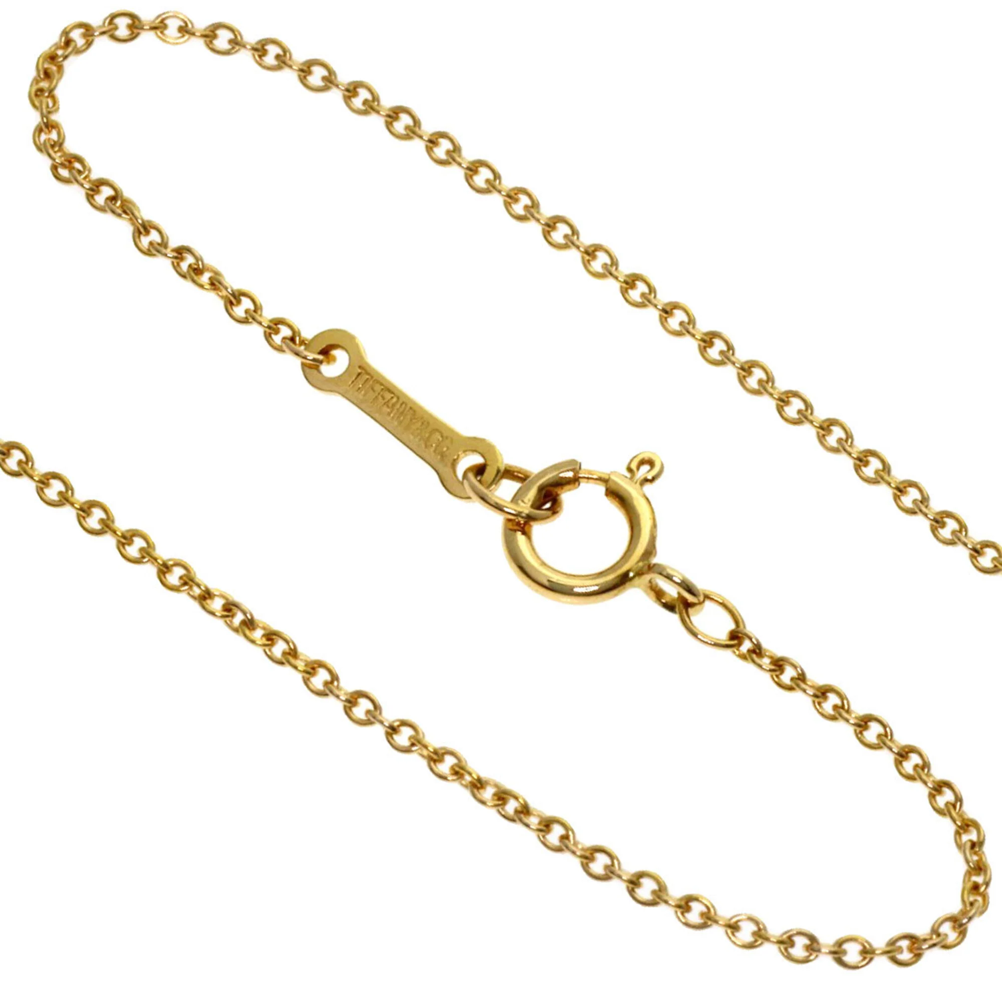 Teardrop Pendant Necklace 18K Yellow Gold - Image 3