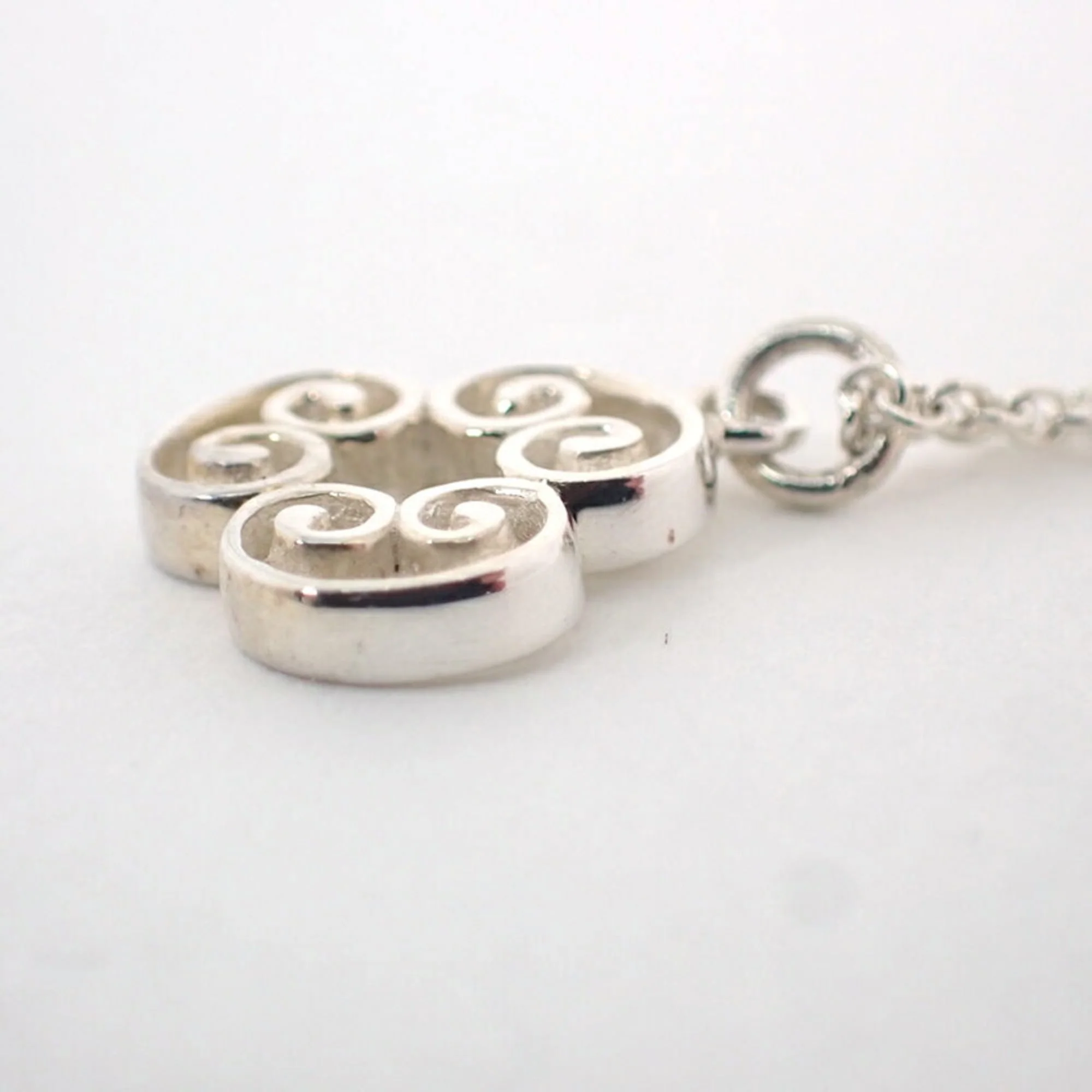 Triple Pendant Necklace Sterling Silver - Image 7