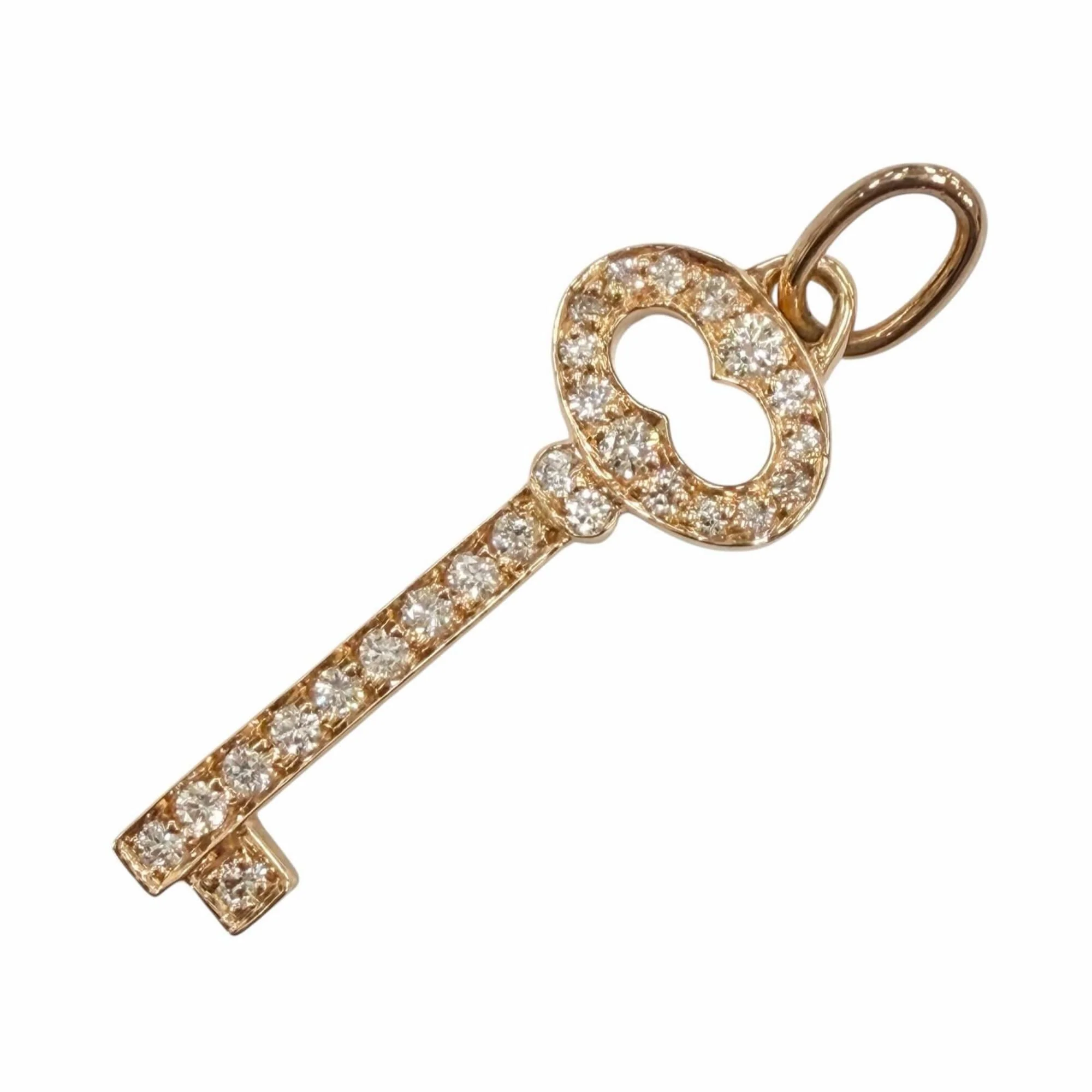 Vintage Brooch 18K Rose Gold and Diamond - Image 3