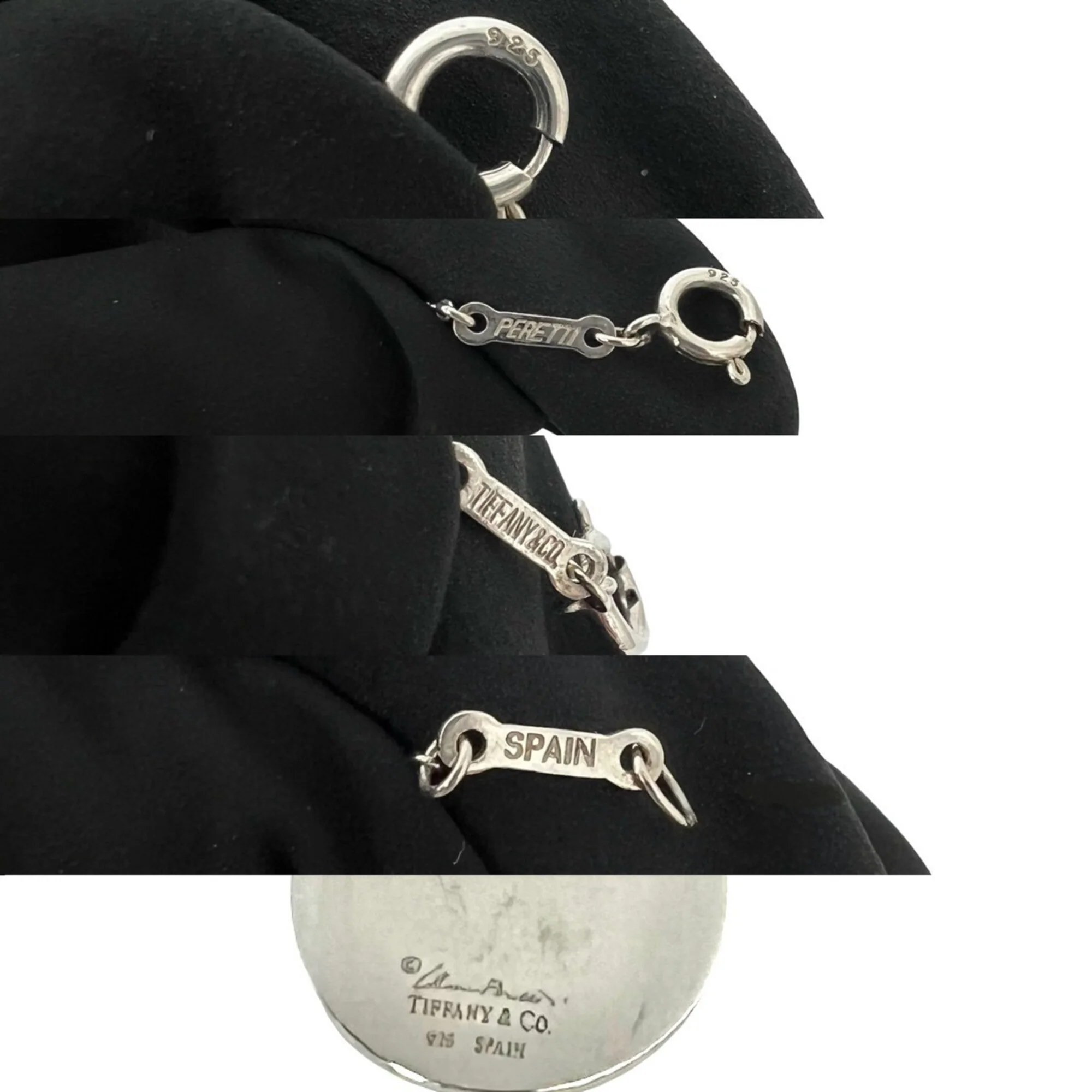 Vintage Madonna Pendant Necklace Sterling Silver - Image 3