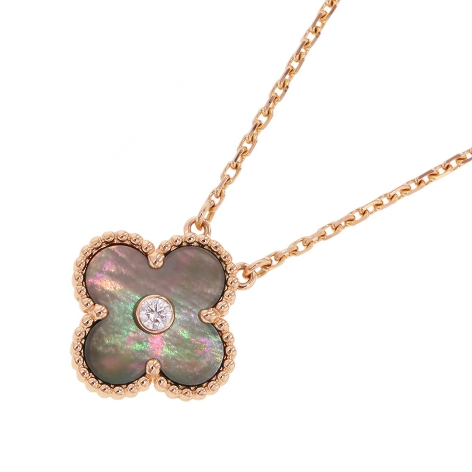 Alhambra Pendant Necklace 18K Rose Gold
