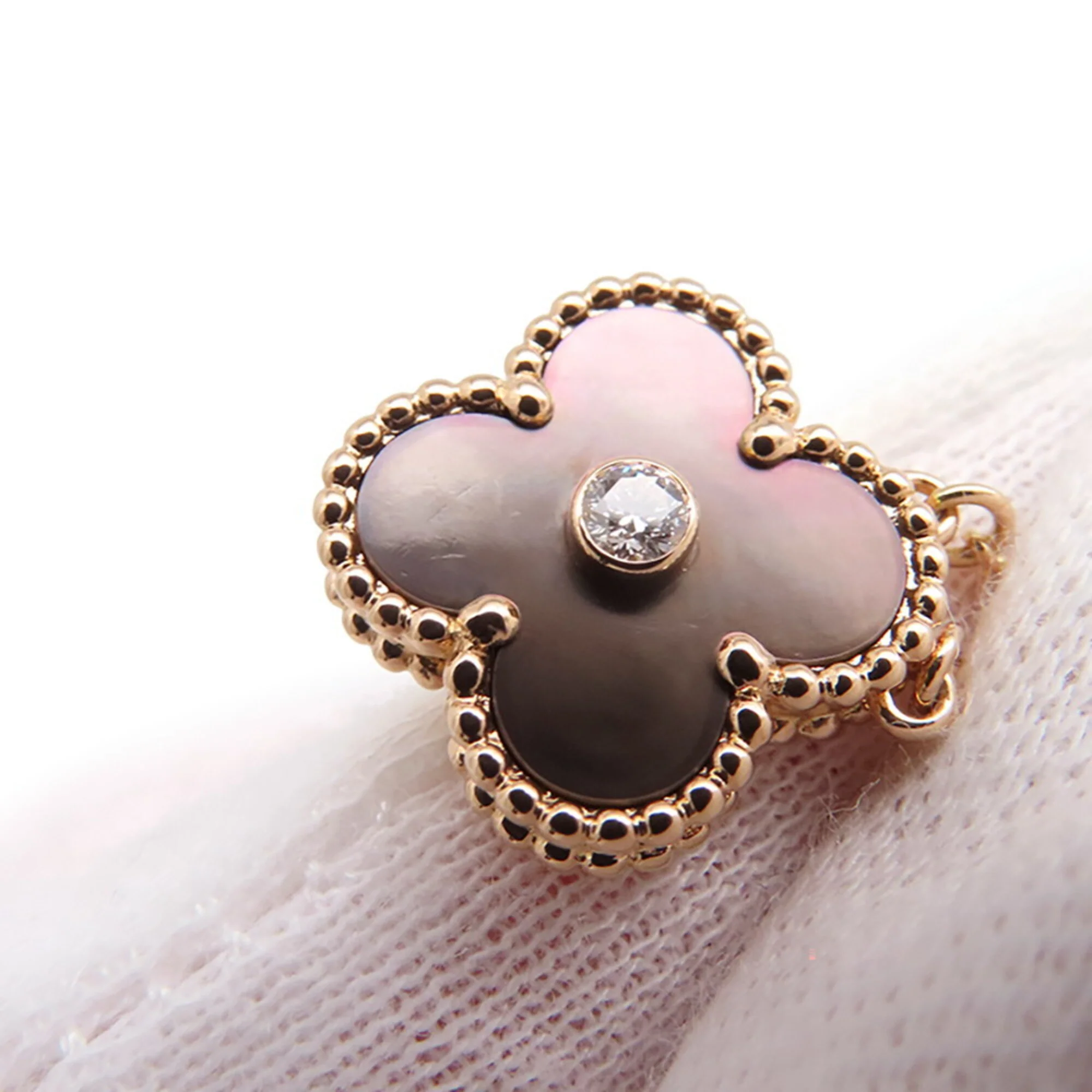 Alhambra Pendant Necklace 18K Rose Gold - Image 6