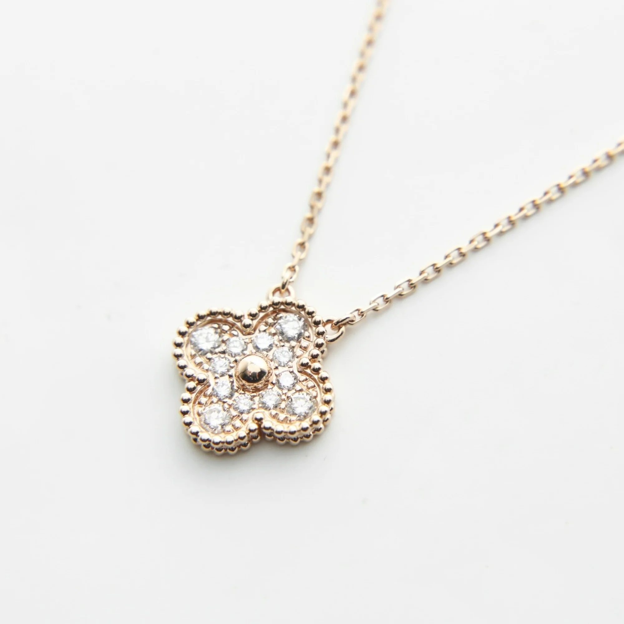 Alhambra Pendant Necklace 18K Rose Gold - Image 2