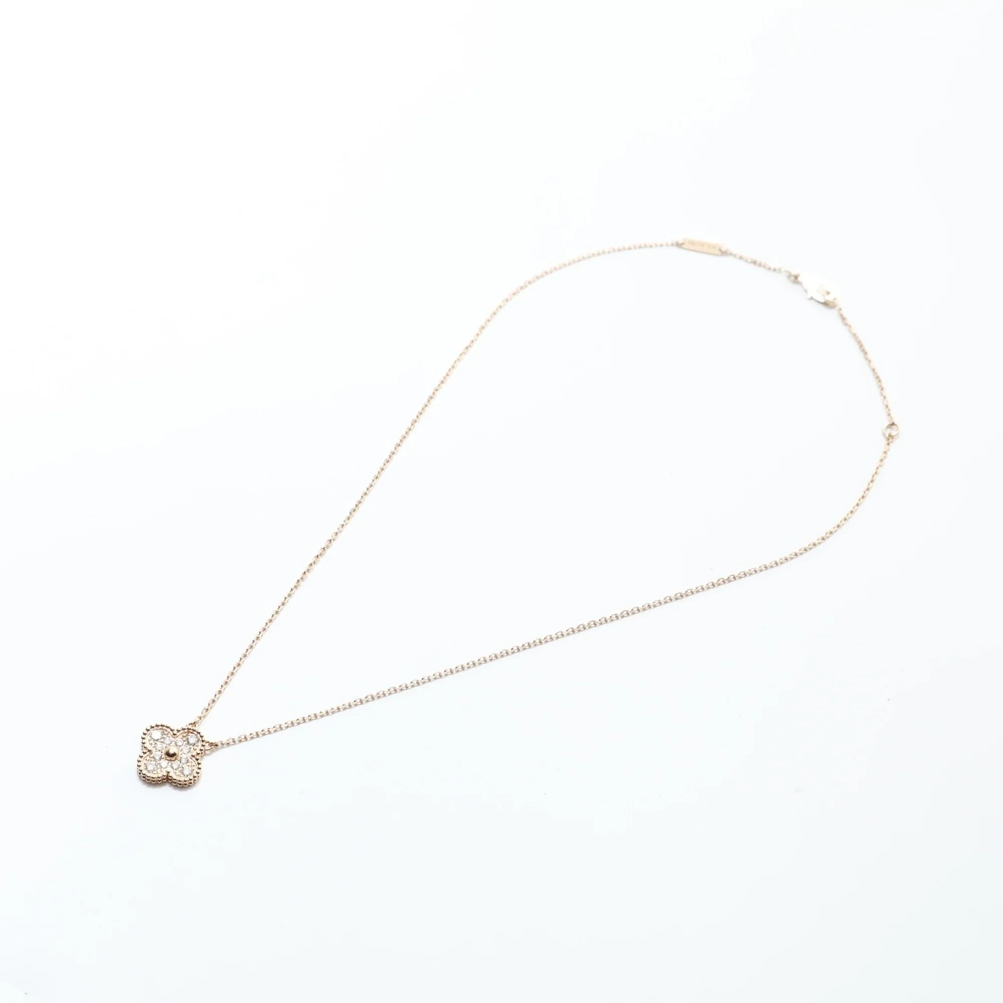 Alhambra Pendant Necklace 18K Rose Gold - Image 3