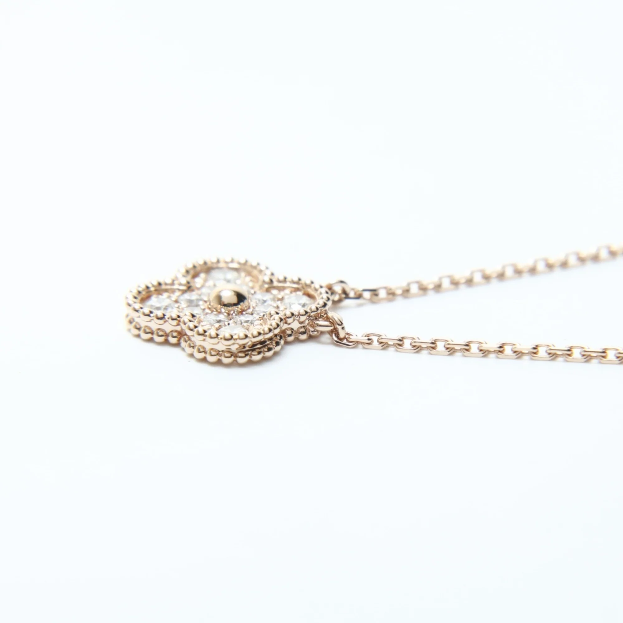 Alhambra Pendant Necklace 18K Rose Gold - Image 4