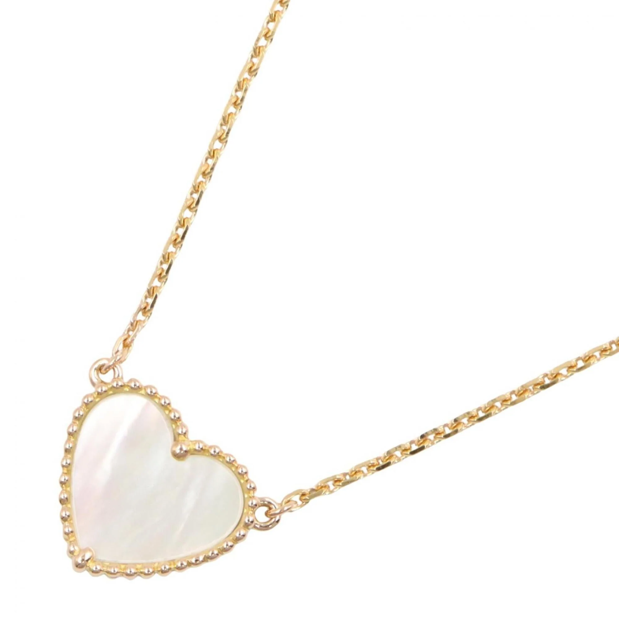 Alhambra Pendant Necklace 18K Yellow Gold and Mother of Pearl