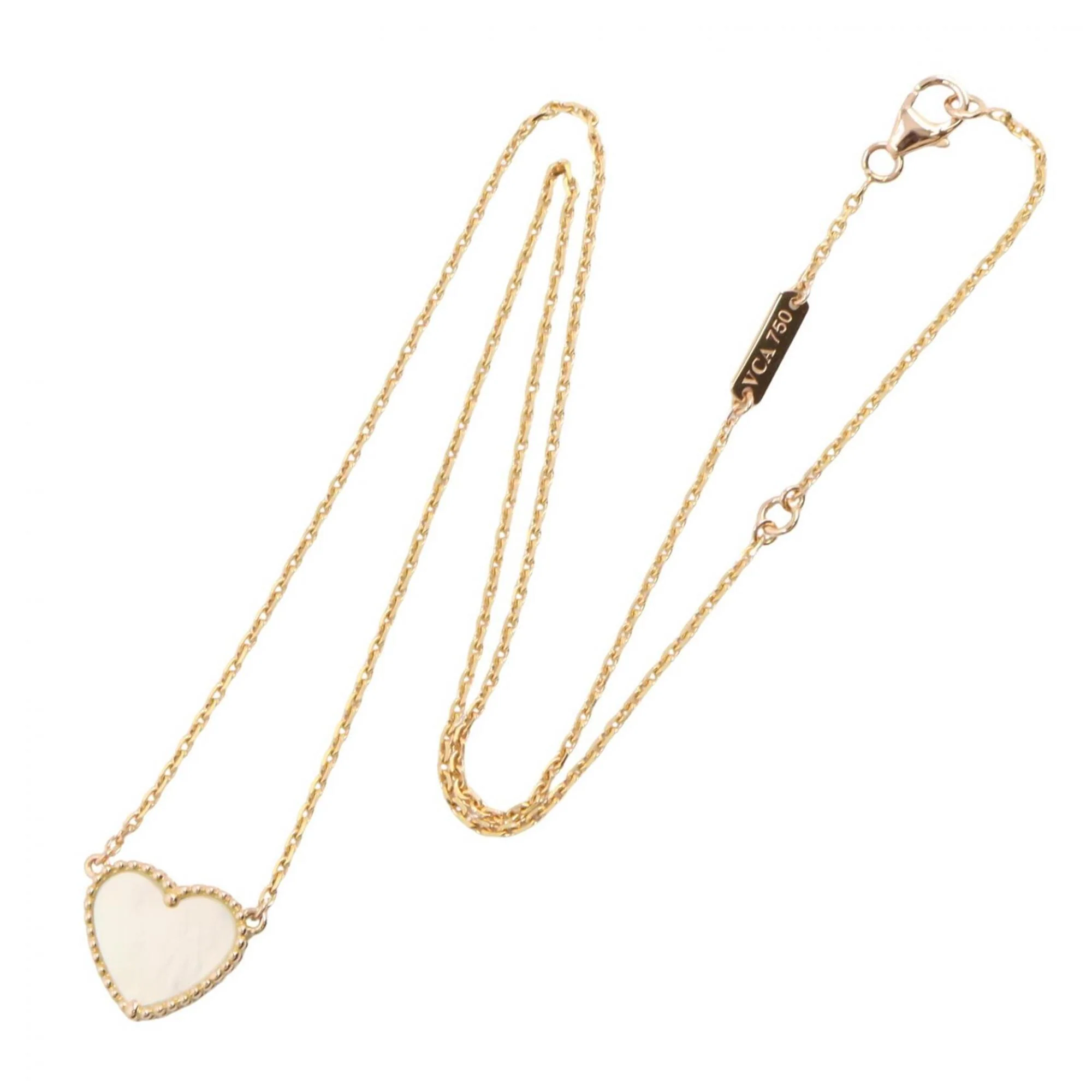 Alhambra Pendant Necklace 18K Yellow Gold and Mother of Pearl - Image 2